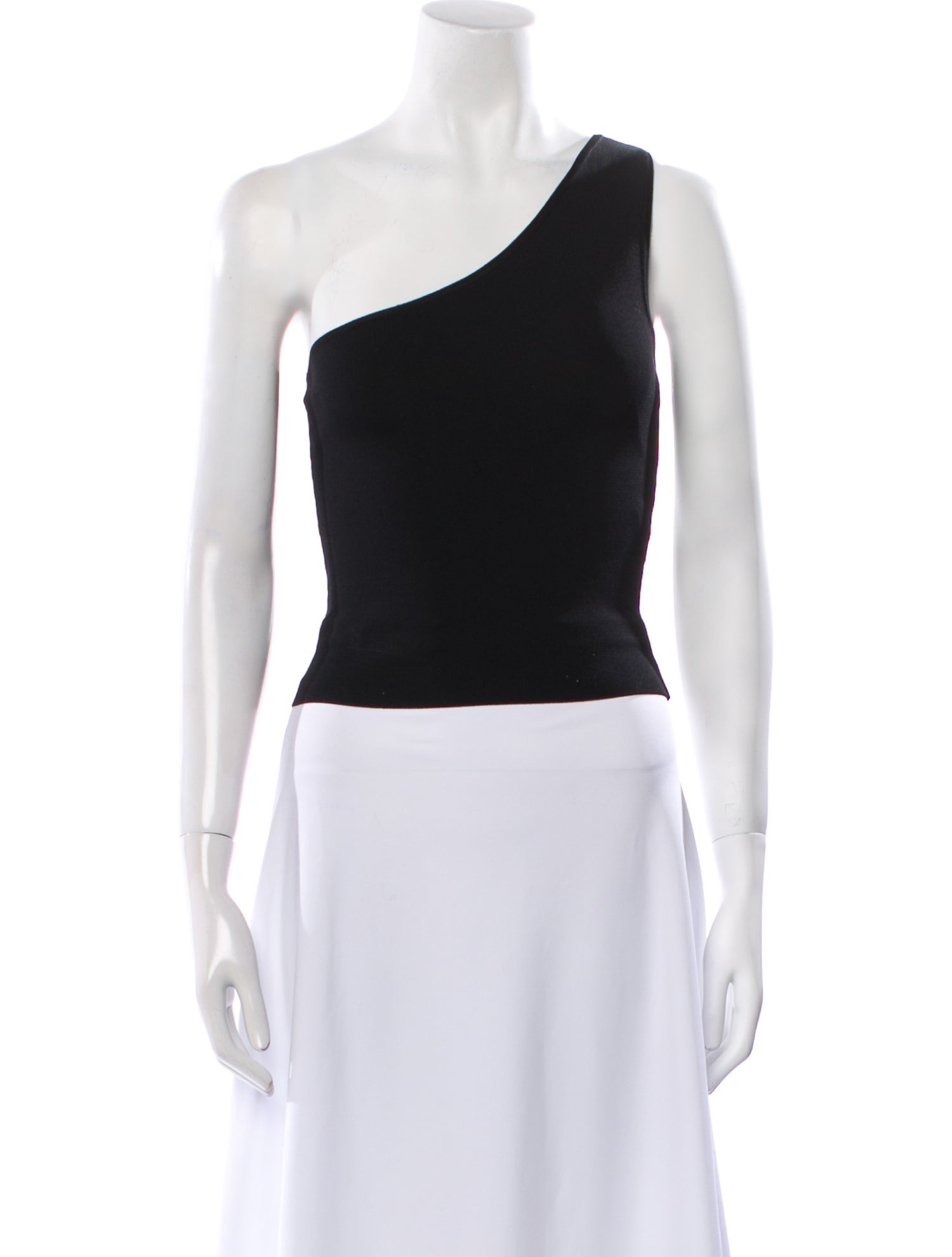 Matteau One-Shoulder Sleeveless Crop Top