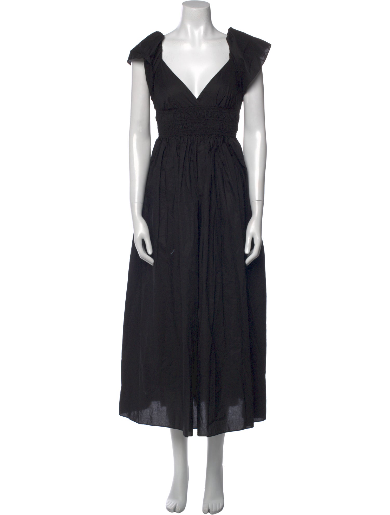 Matteau V-Neck Midi Length Dress