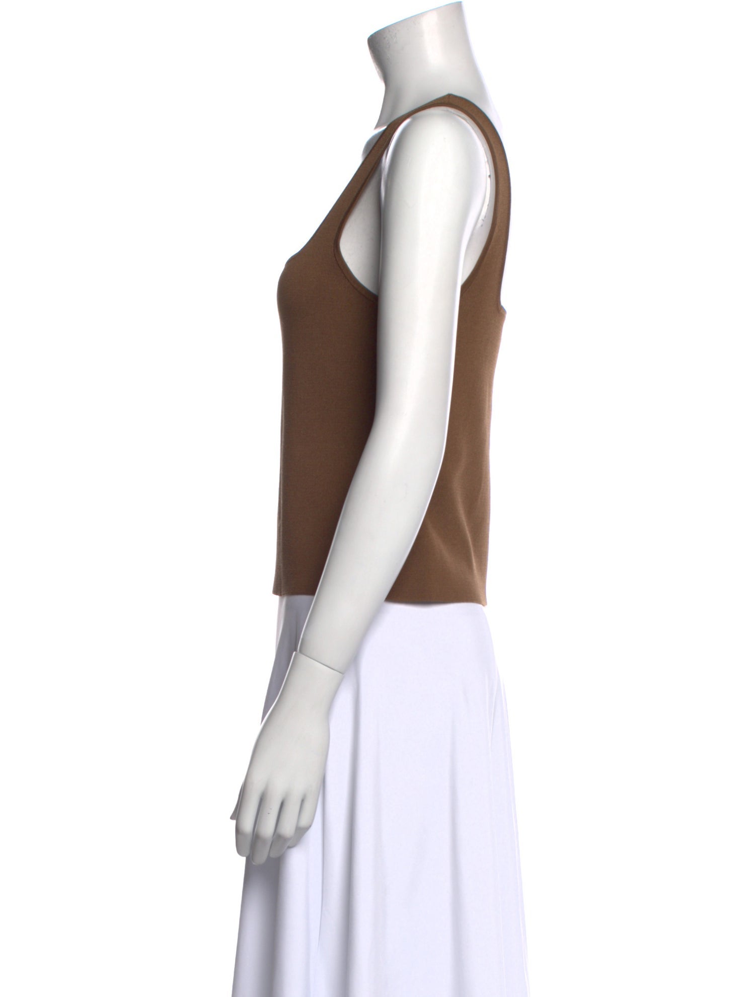Matteau Square Neckline Sleeveless Crop Top