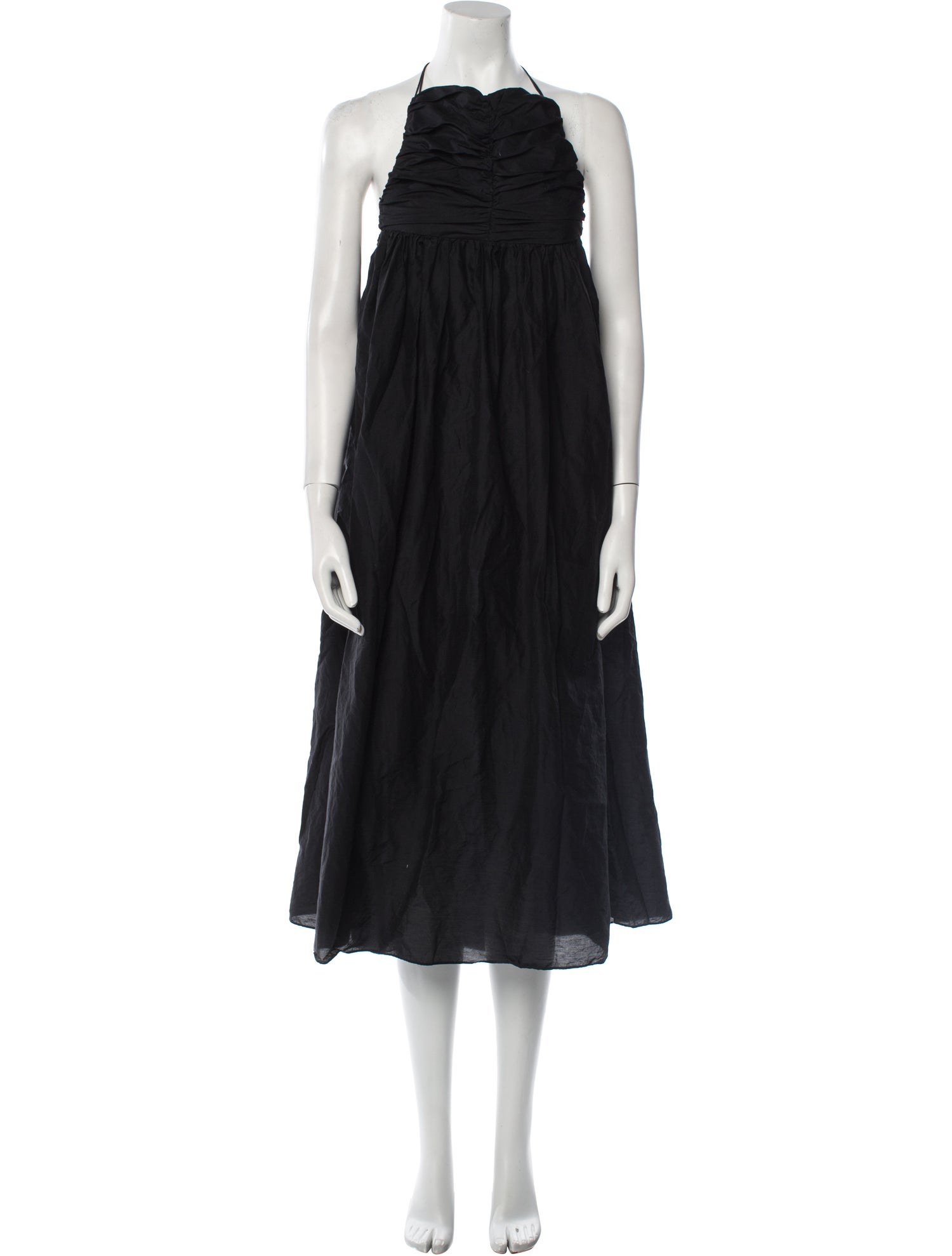 Matteau Square Neckline Midi Length Dress