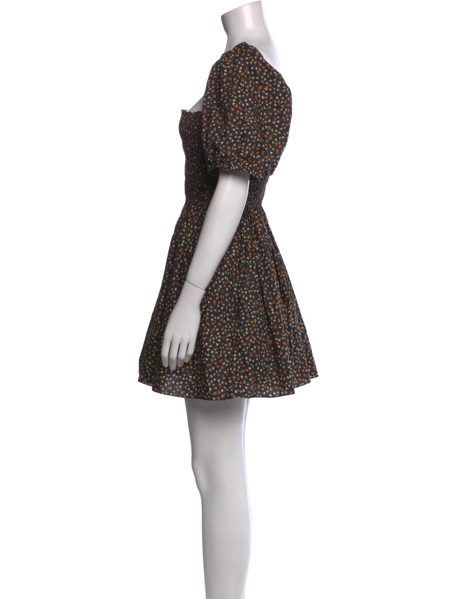 Matteau Floral Print Mini Dress