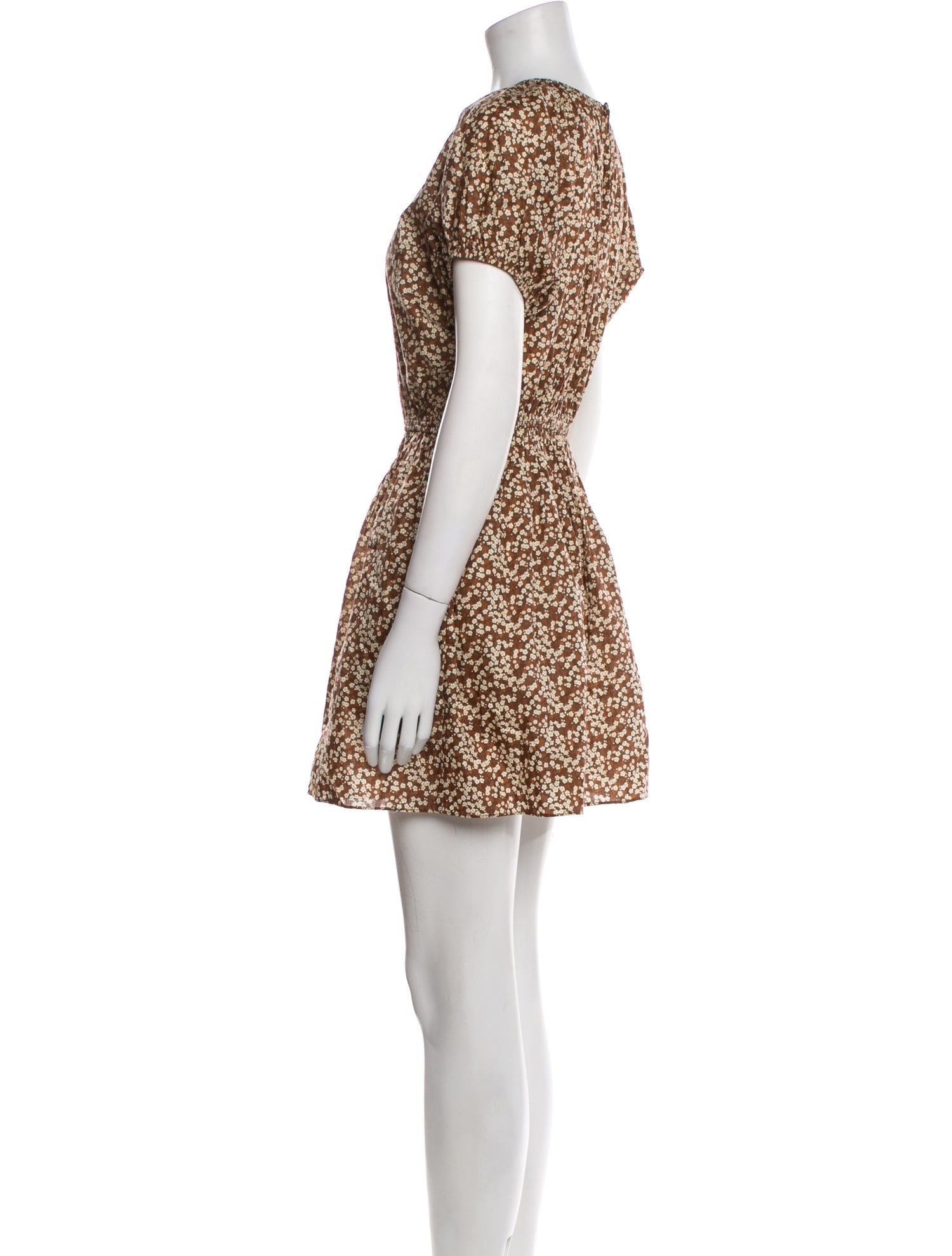 Matteau Floral Print Mini Dress