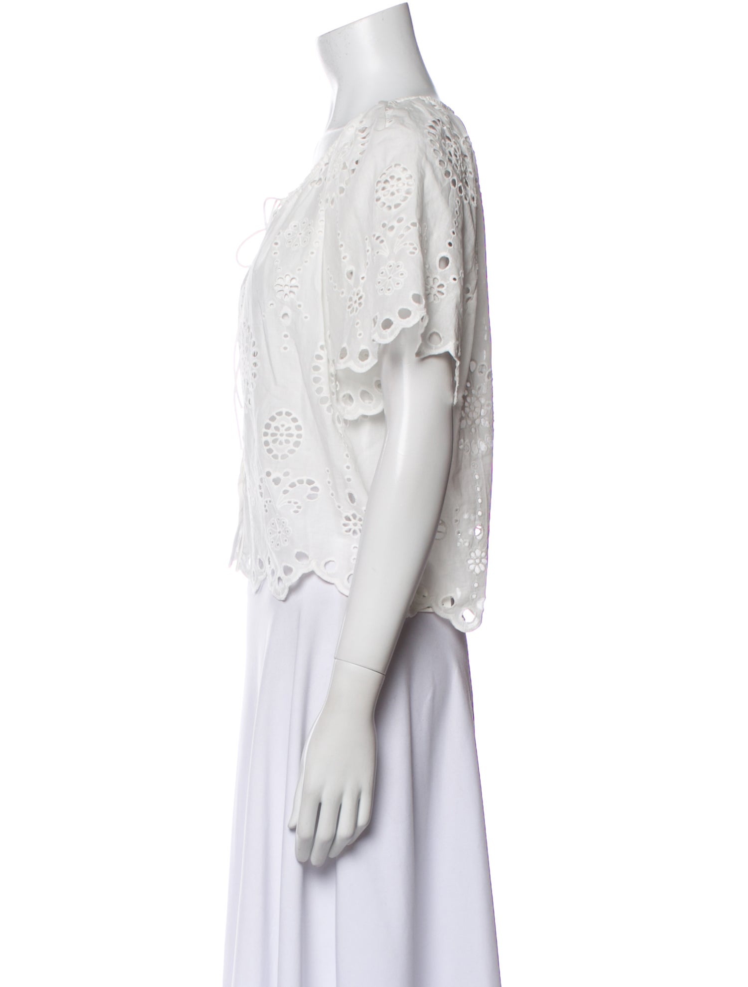 Matteau Scoop Neck Short Sleeve Top