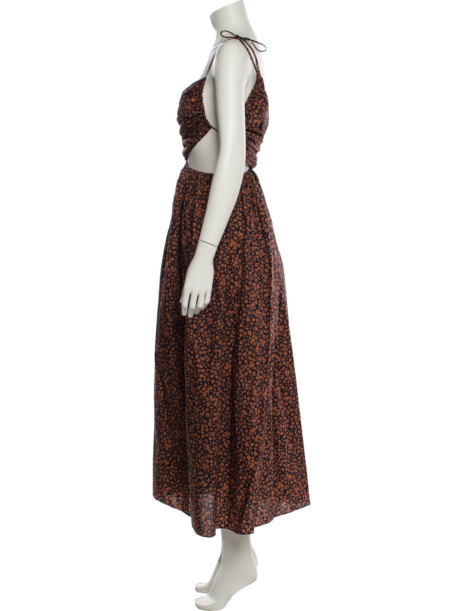 Matteau Floral Print Long Dress