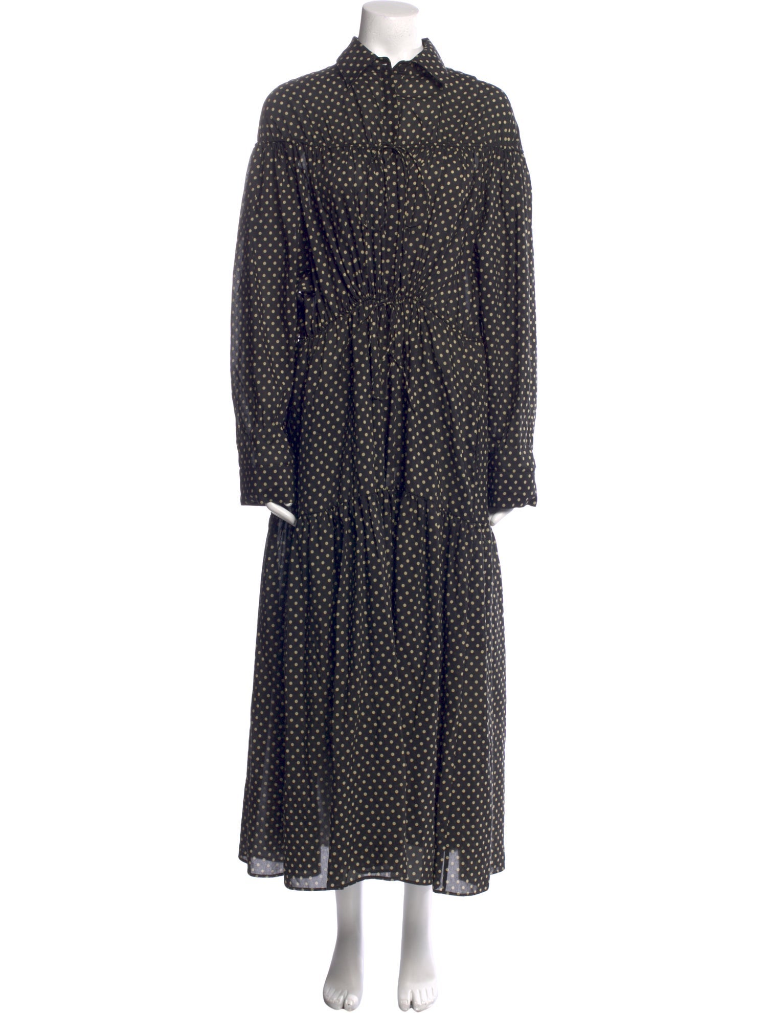 Matteau Polka Dot Print Long Dress