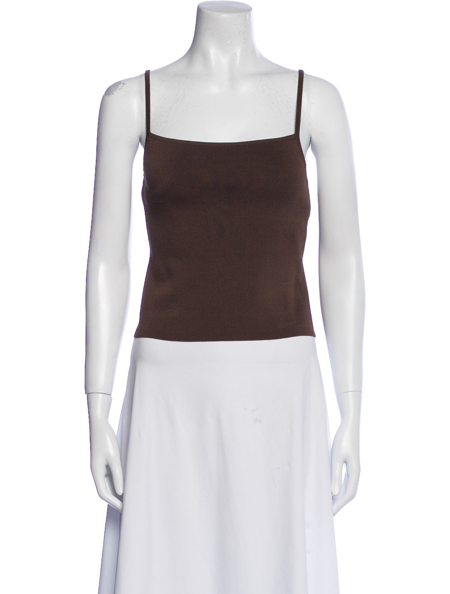 Matteau Square Neckline Sleeveless Crop Top