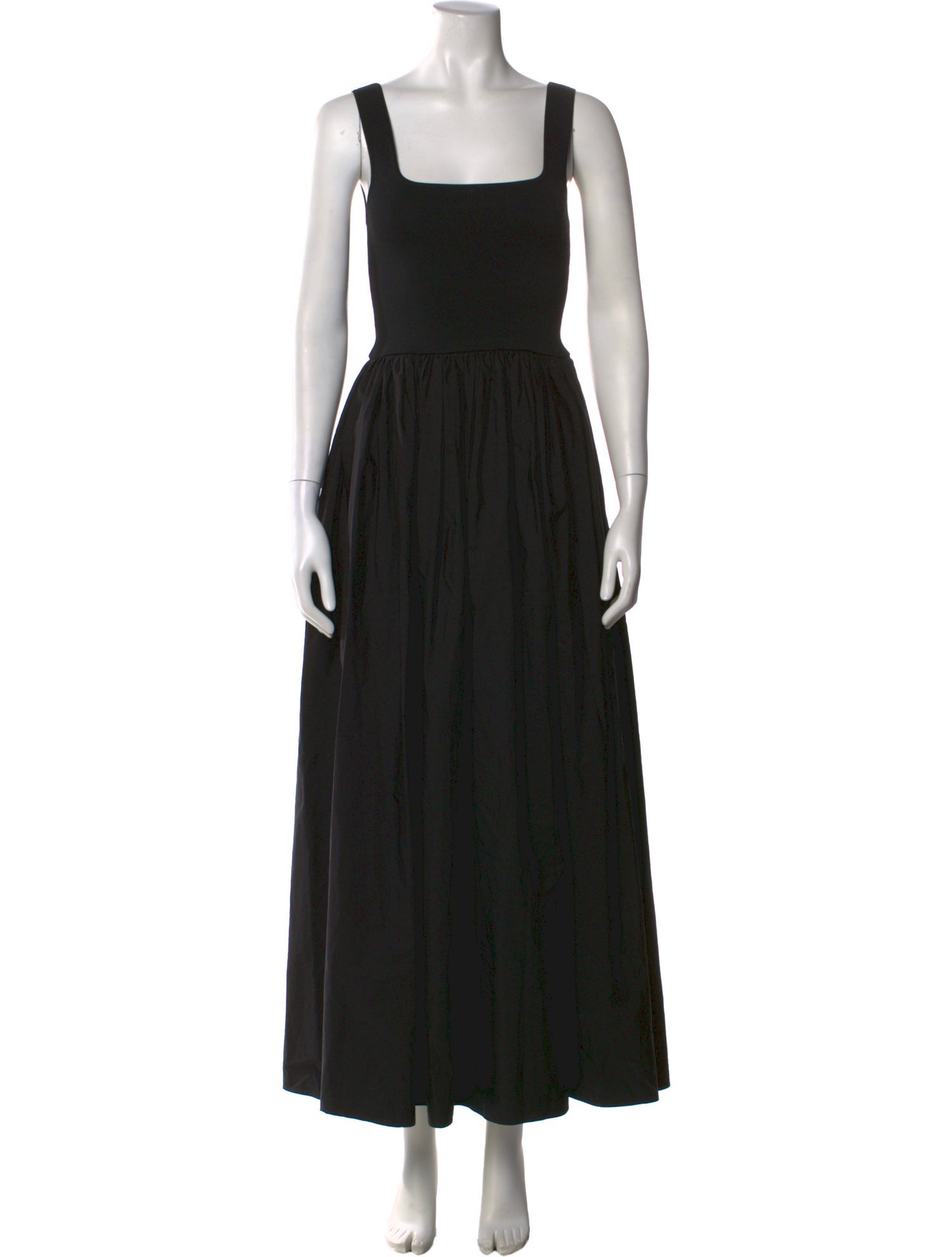 Matteau Square Neckline Midi Length Dress