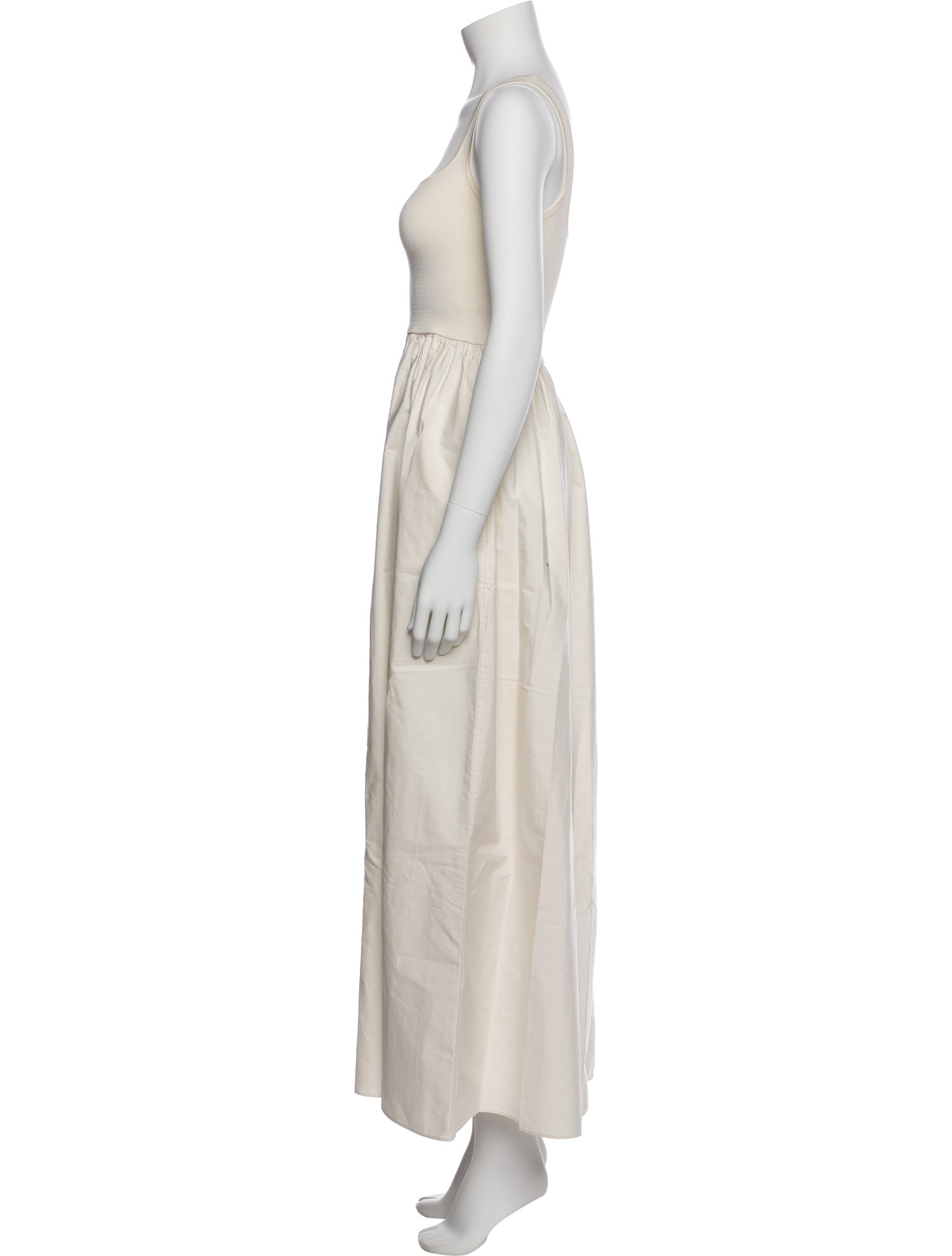 Matteau Square Neckline Midi Length Dress