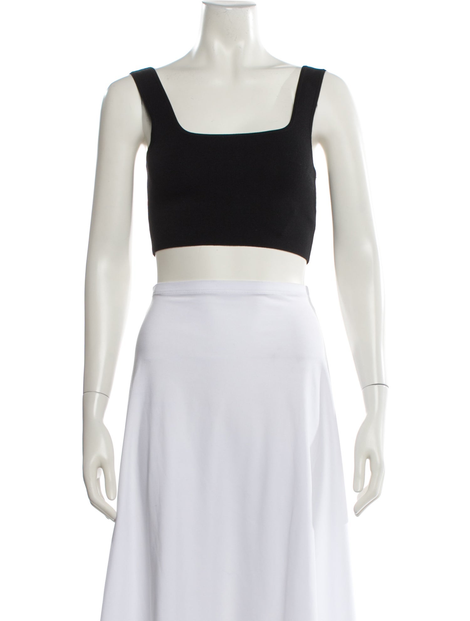 Matteau Square Neckline Sleeveless Crop Top