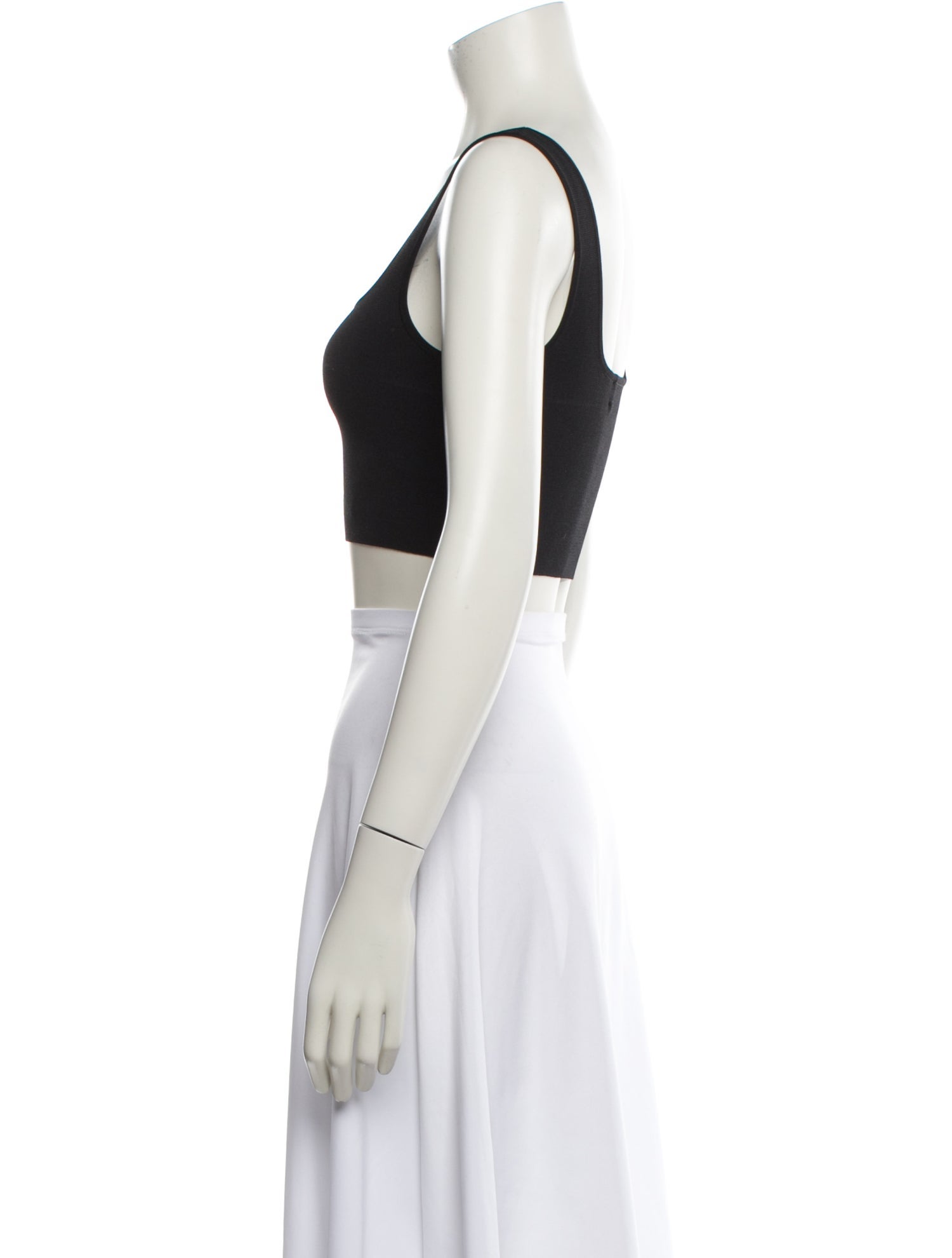 Matteau Square Neckline Sleeveless Crop Top