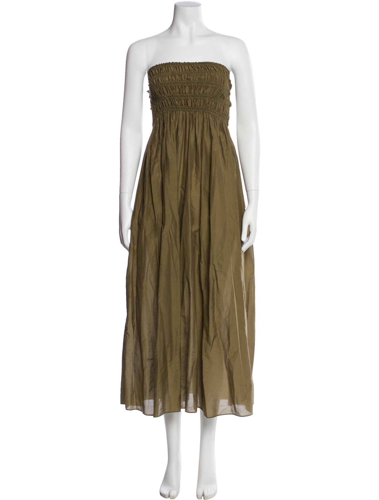 Matteau Strapless Midi Length Dress