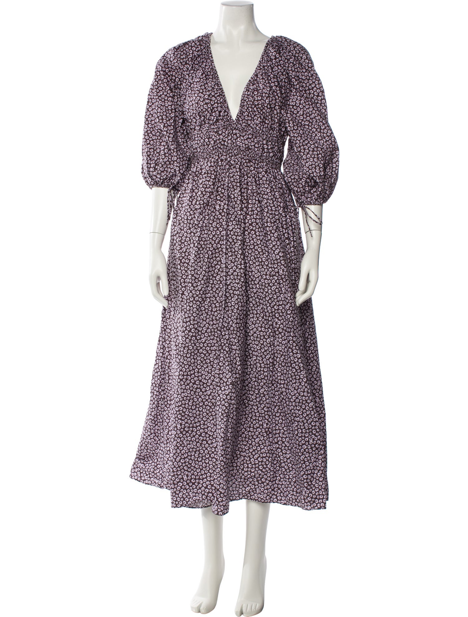 Matteau Printed Midi Length Dress