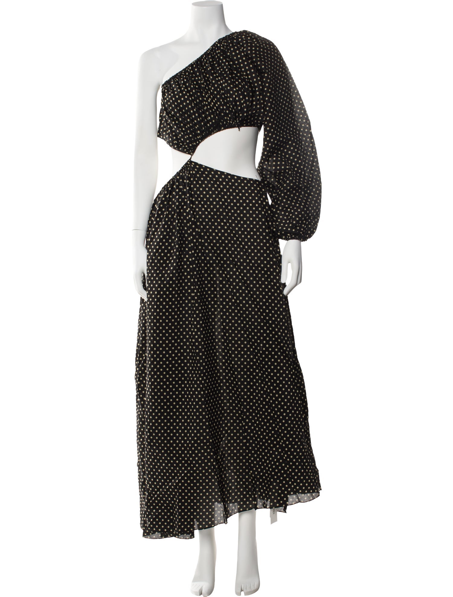 Matteau Polka Dot Print Long Dress
