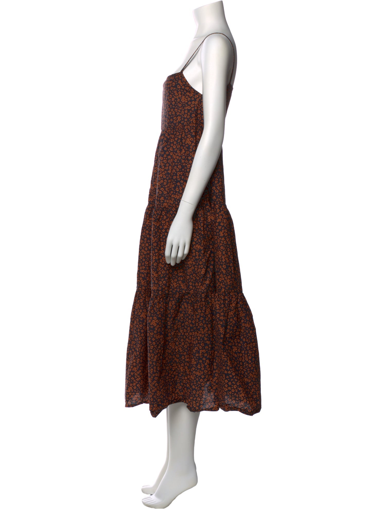 Matteau Floral Print Long Dress