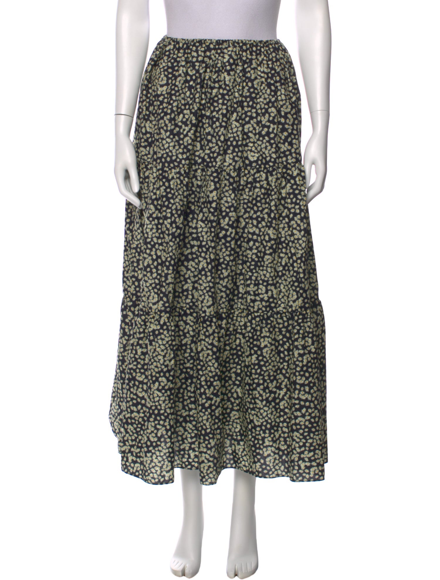 Matteau Floral Print Long Skirt