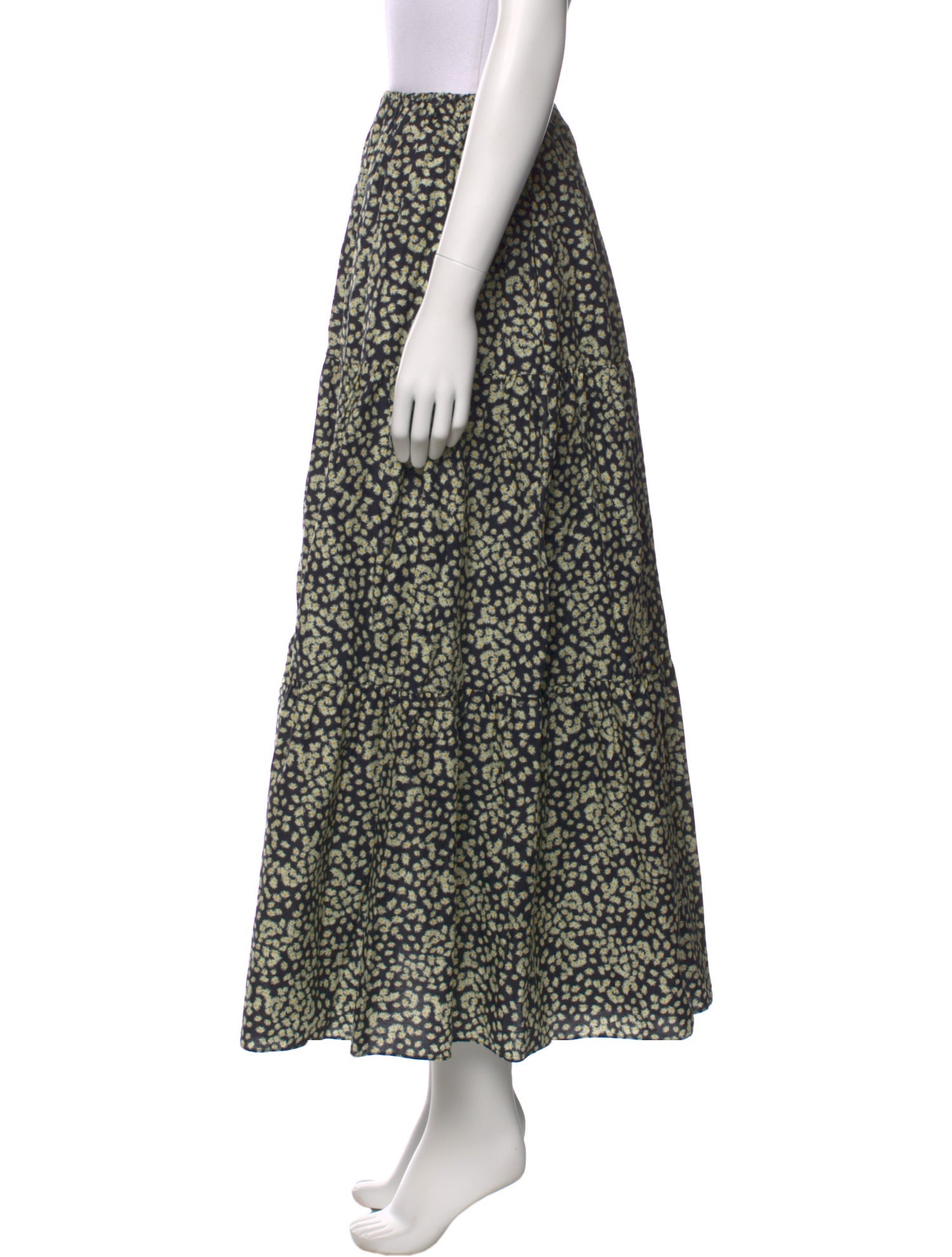 Matteau Floral Print Long Skirt