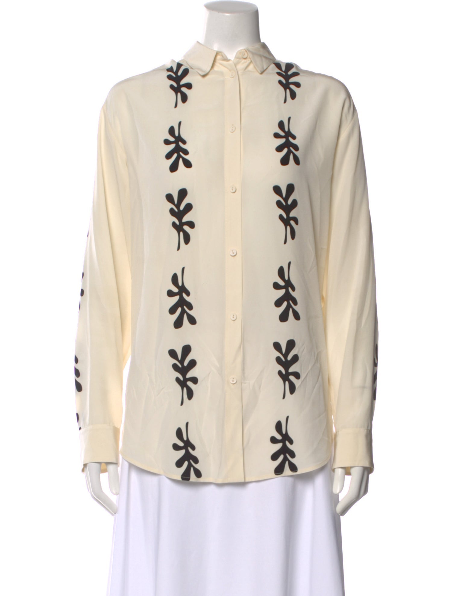 Matteau Silk Floral Print Blouse