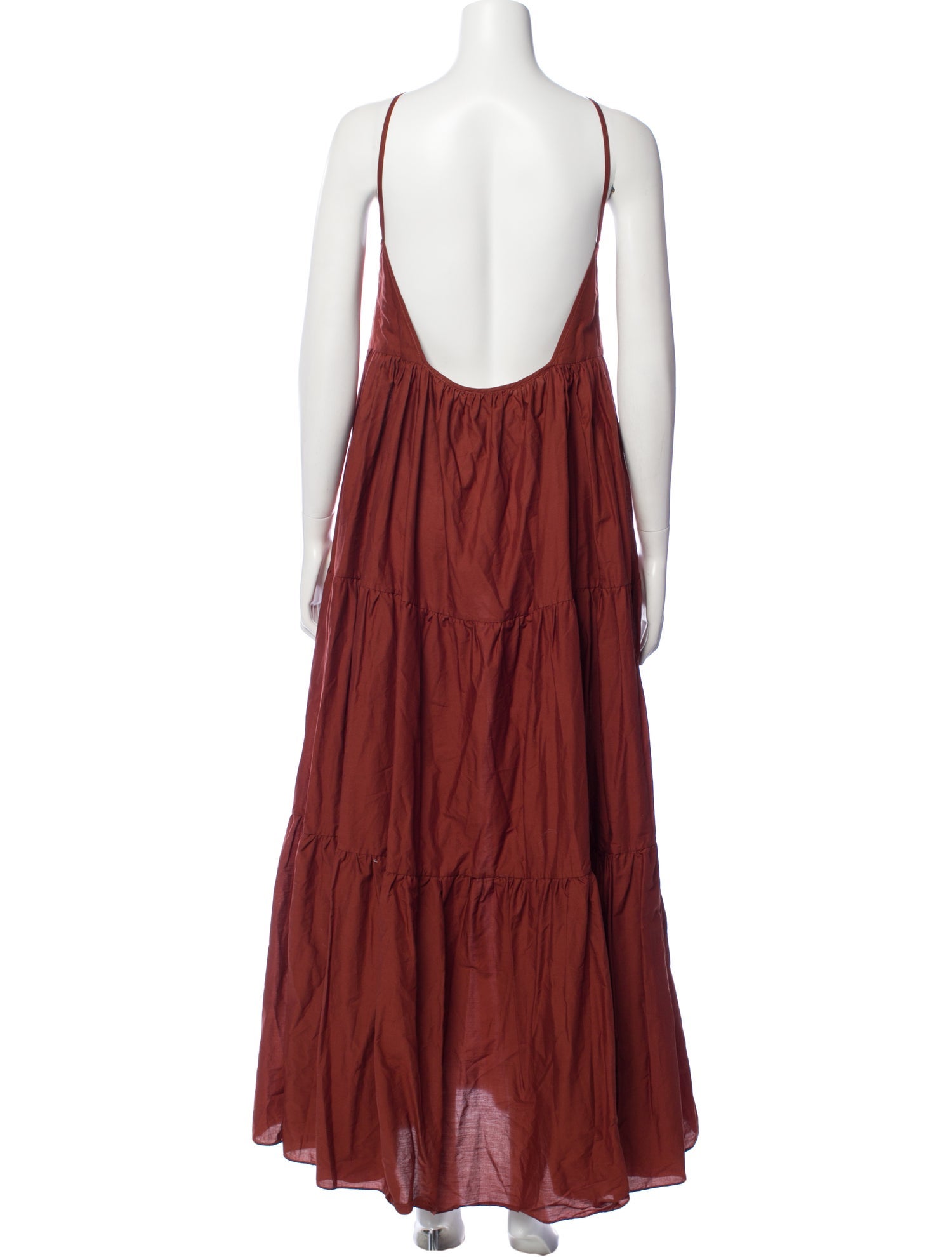 matteau red dress Matteau Shirred Organic Cotton-poplin Mini Dress - Women - Red Dresses