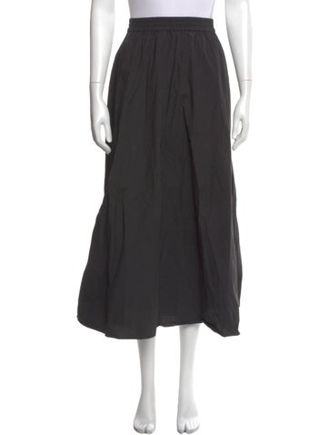 Pre-owned Matteau Midi Length Skirt In Black