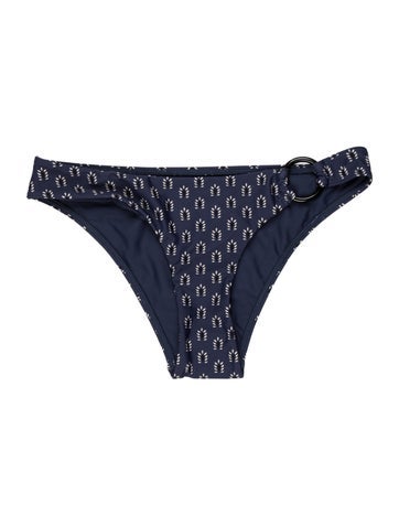 Pre-owned Matteau Floral Print Bottoms W/ Tags In Blue