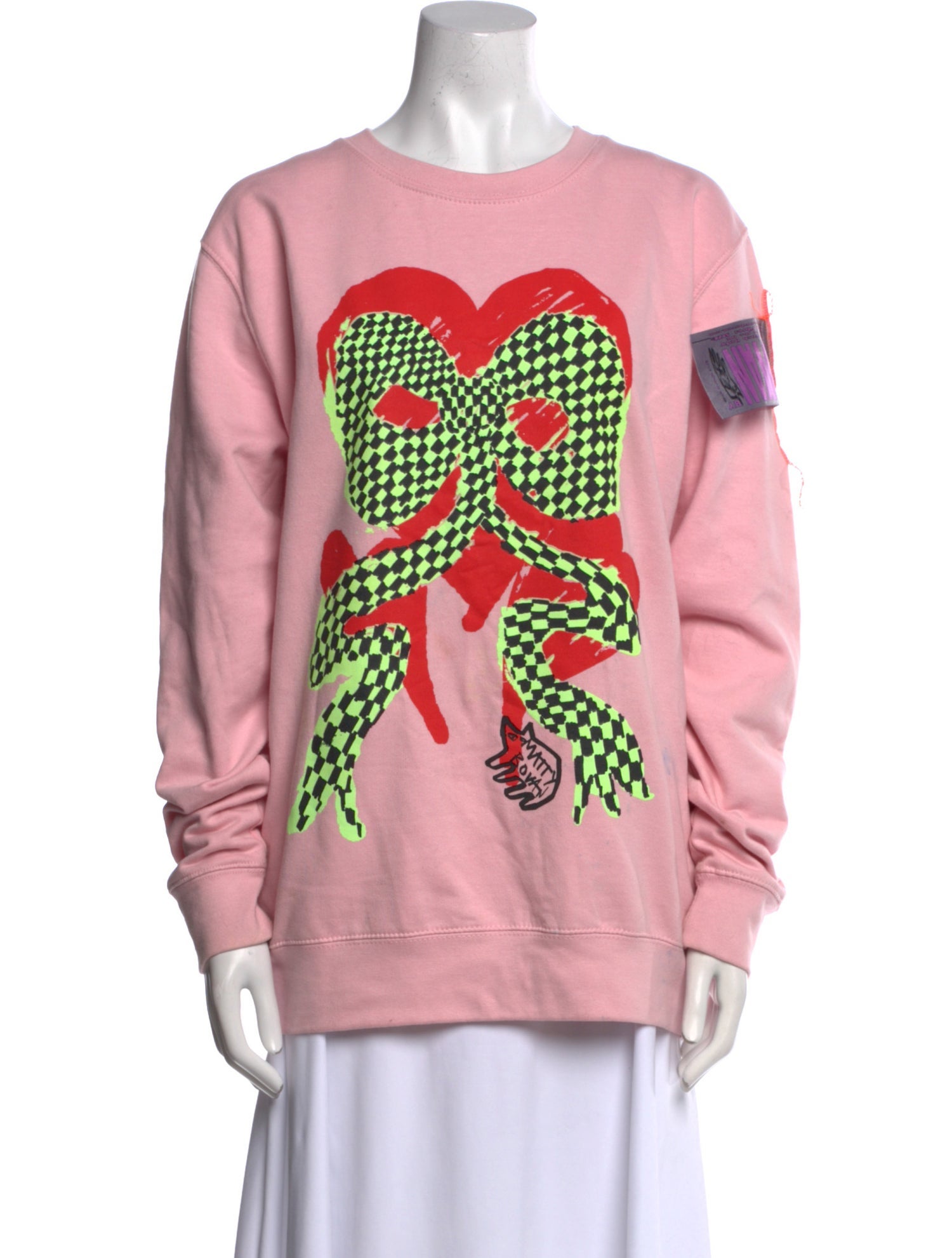 Matty Bovan Graphic Print Crew Neck Sweatshirt