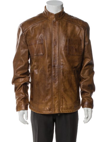 Pre-owned Matchless Leather Utility Jacket W/ Tags In Brown