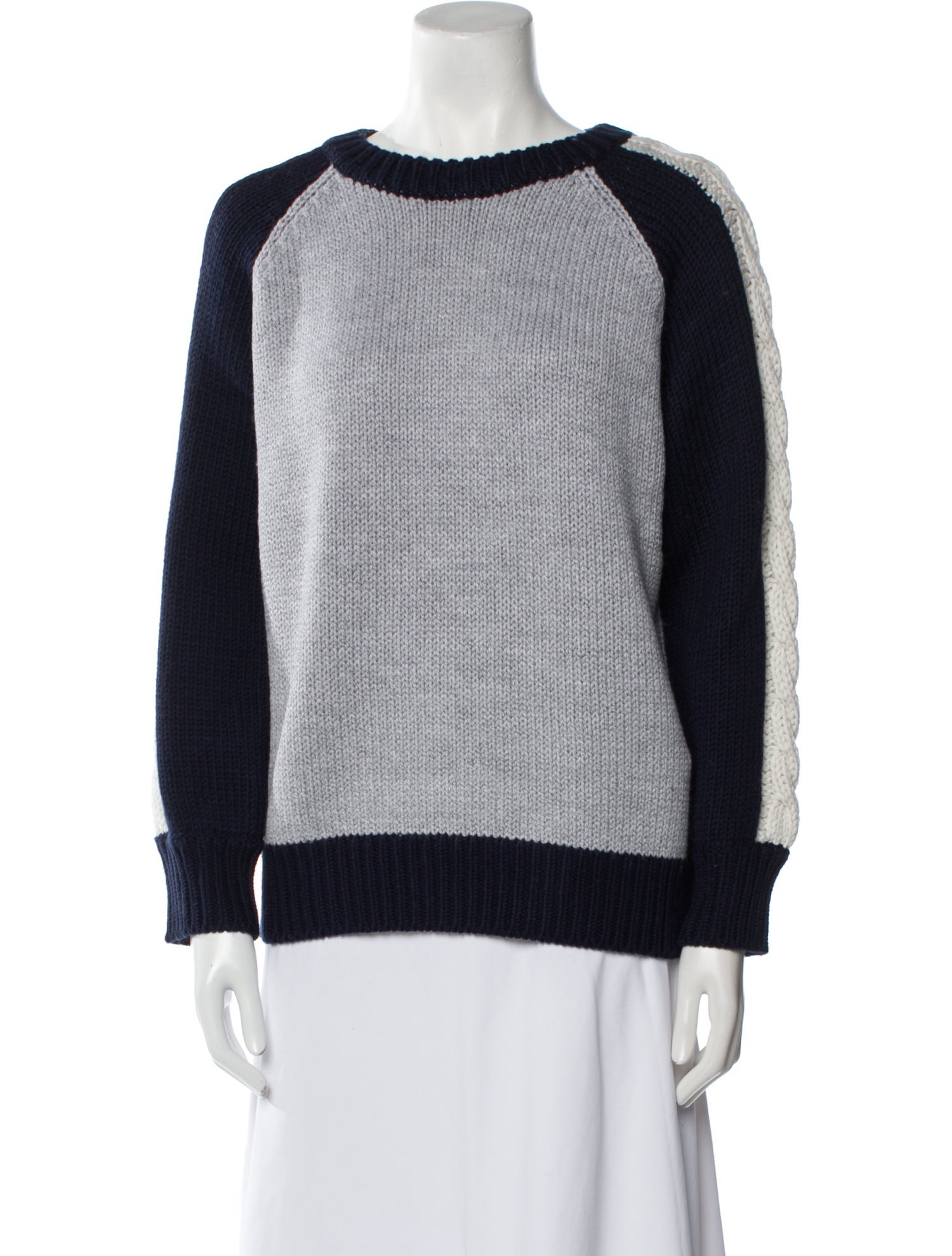 M.Martin Merino Wool Colorblock Pattern Sweater w/ Tags