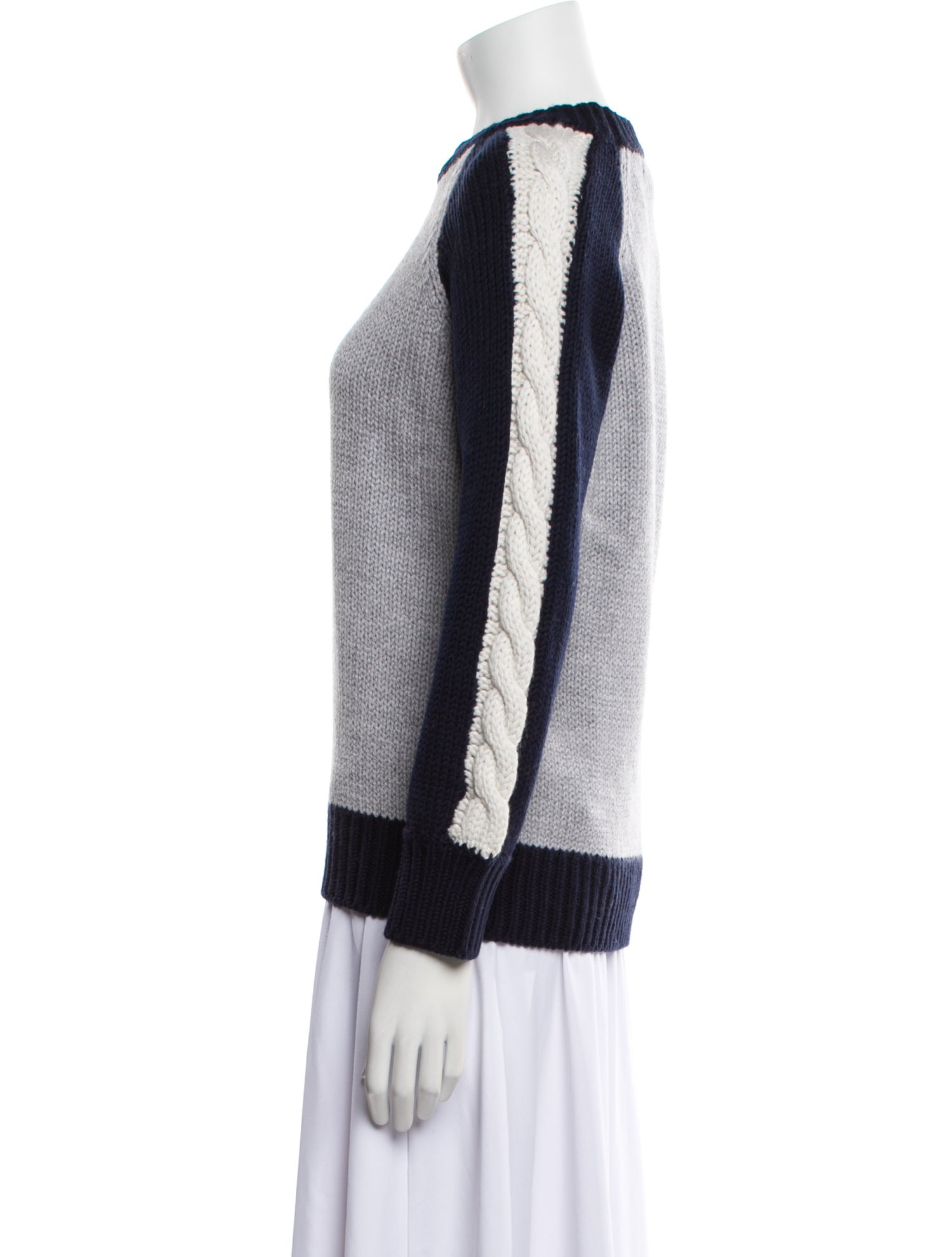 M.Martin Merino Wool Colorblock Pattern Sweater w/ Tags