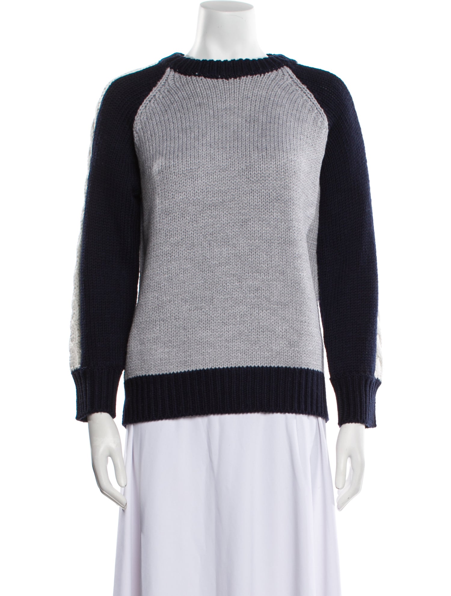M.Martin Merino Wool Colorblock Pattern Sweater w/ Tags
