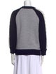 M.Martin Merino Wool Colorblock Pattern Sweater