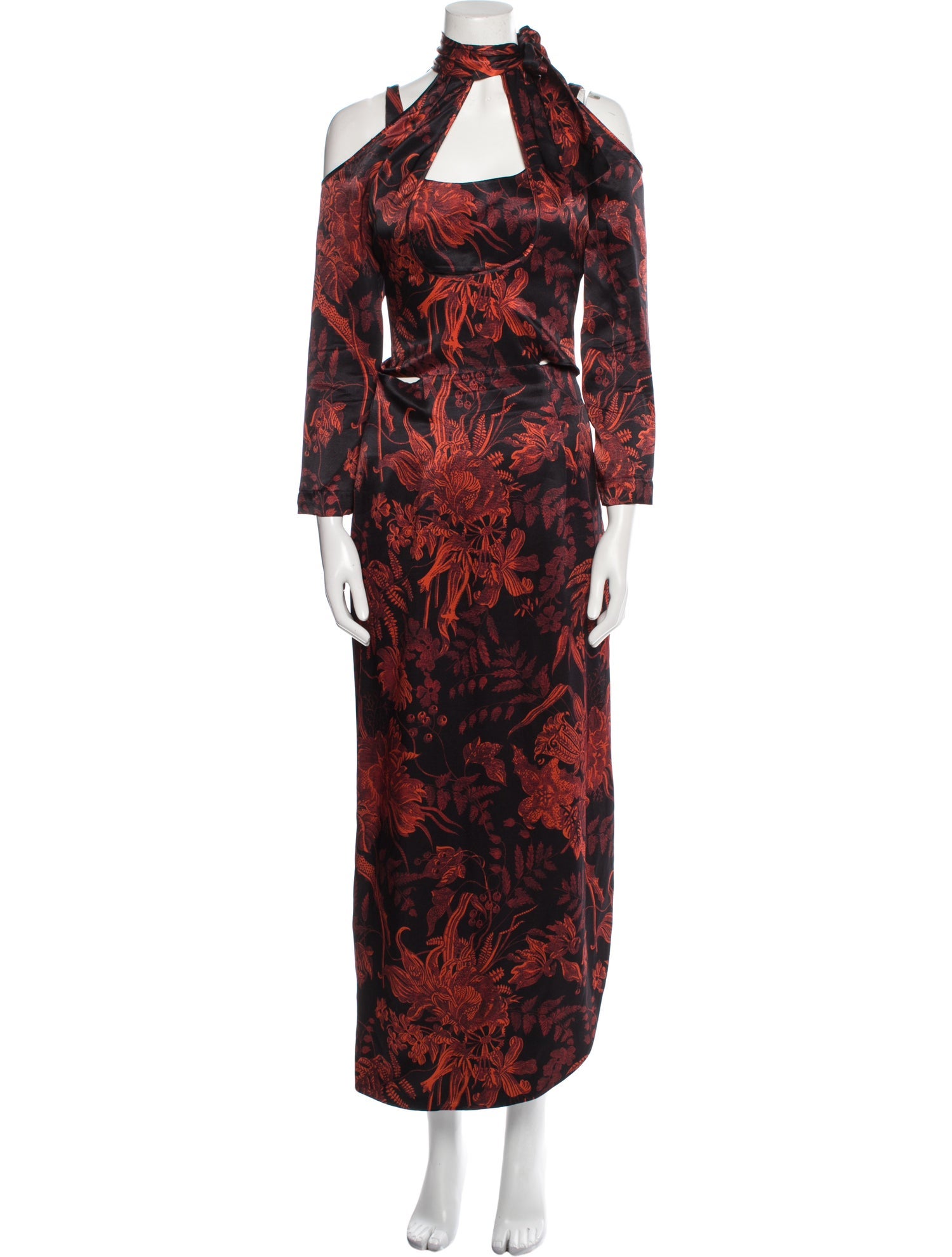 Matériel Tbilisi Floral Print Long Dress