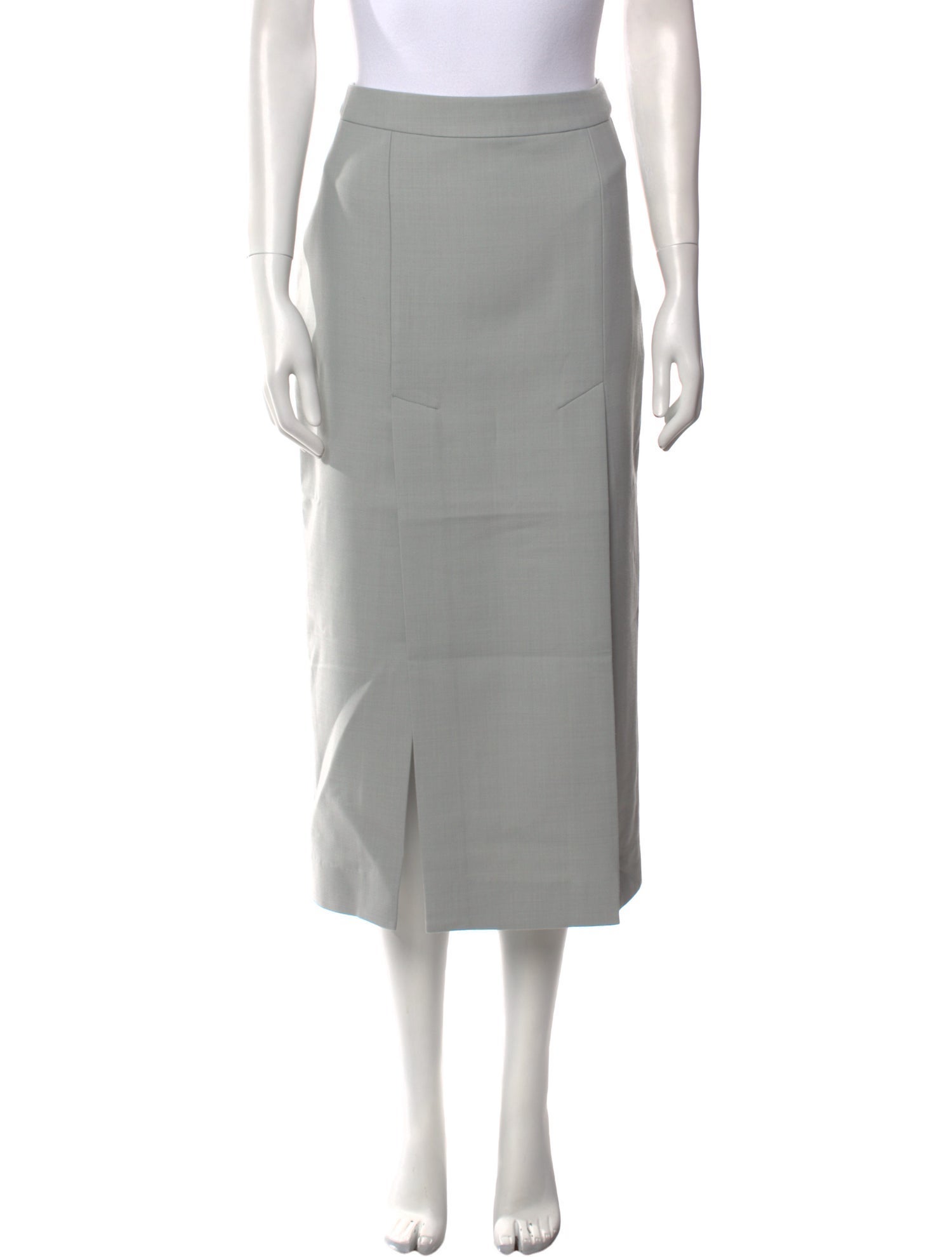 Matériel Tbilisi Pleated Accents Midi Length Skirt w/ Tags