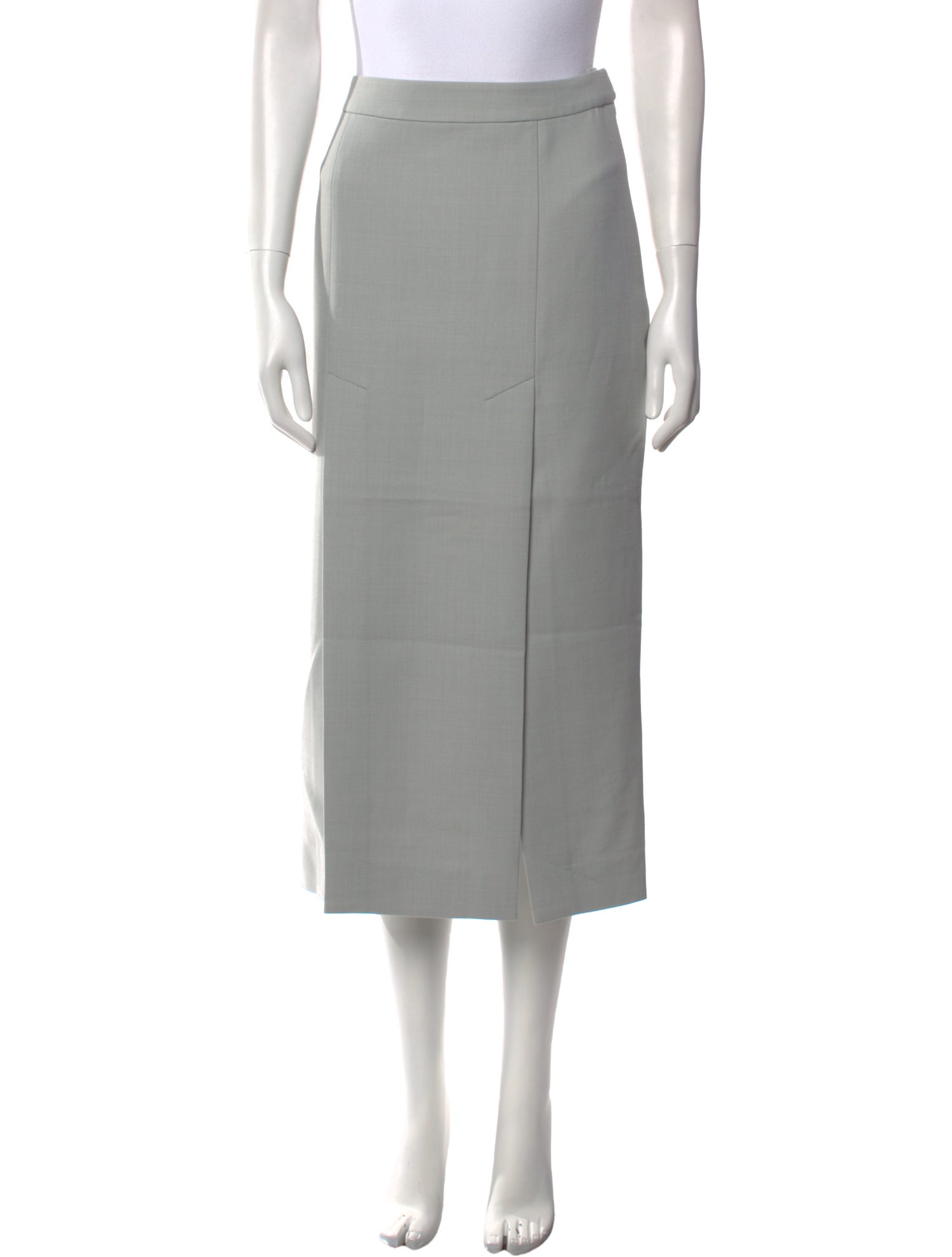 Matériel Tbilisi Pleated Accents Midi Length Skirt w/ Tags