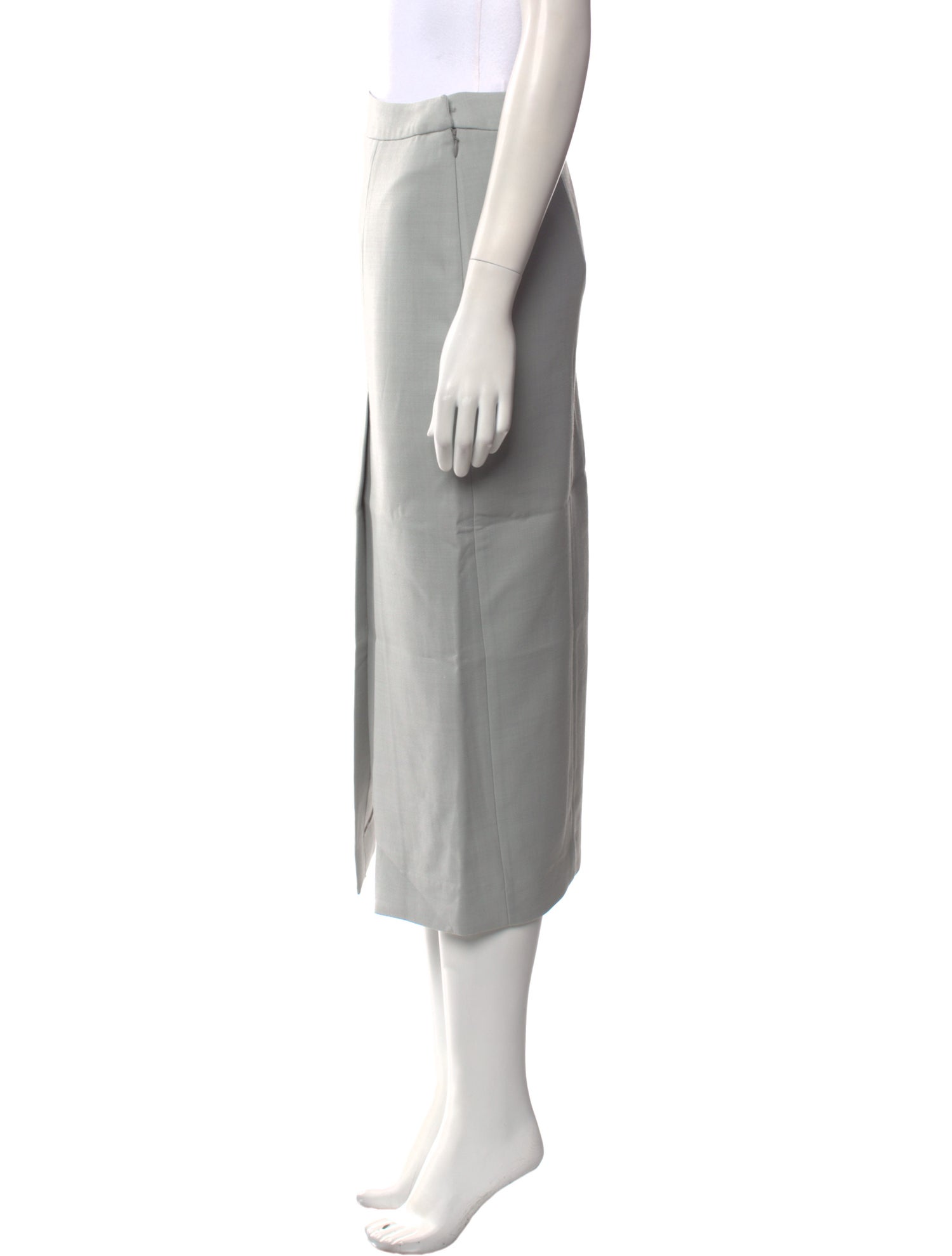 Matériel Tbilisi Pleated Accents Midi Length Skirt w/ Tags