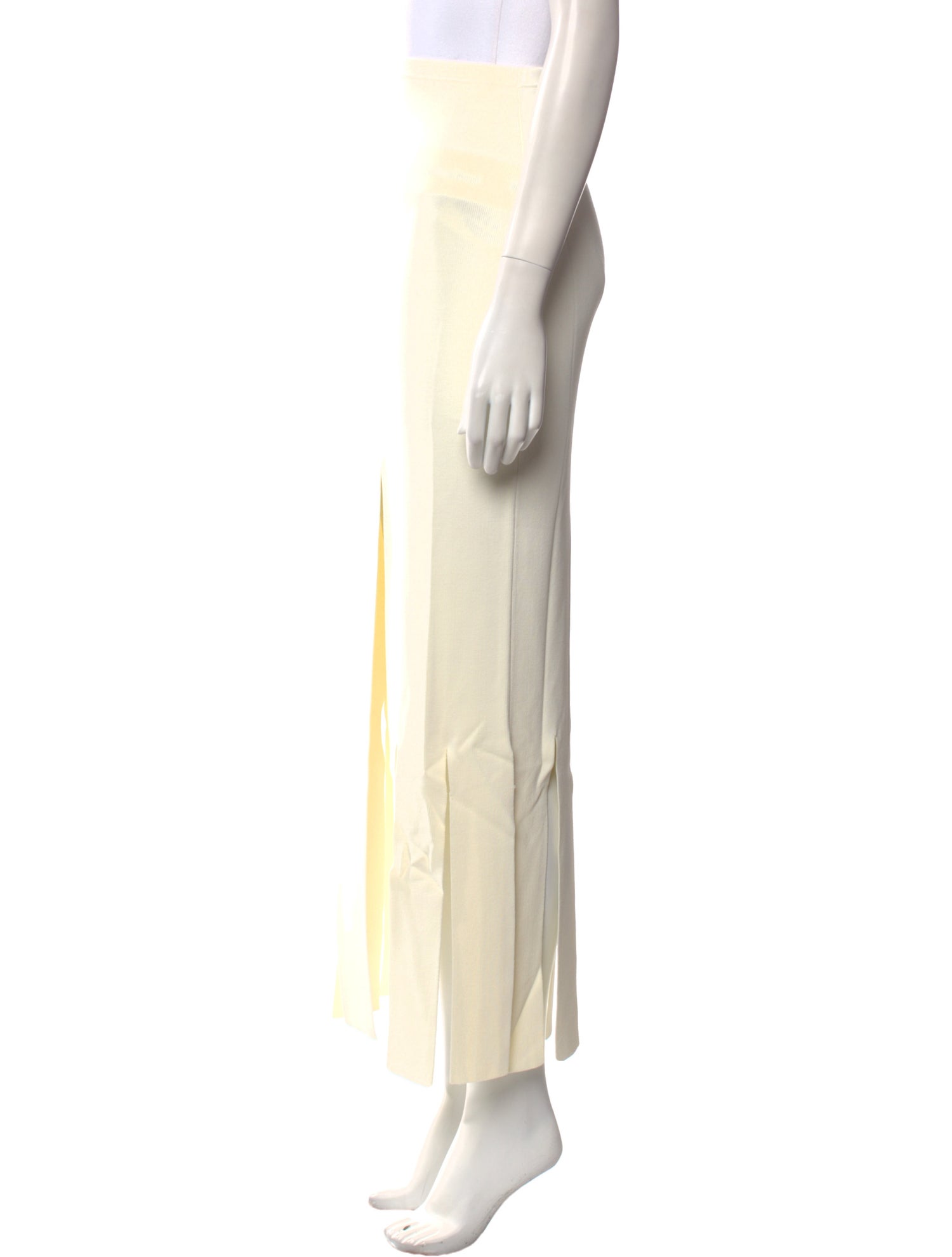 Matériel Tbilisi Fringe Trim Accent Midi Length Skirt w/ Tags