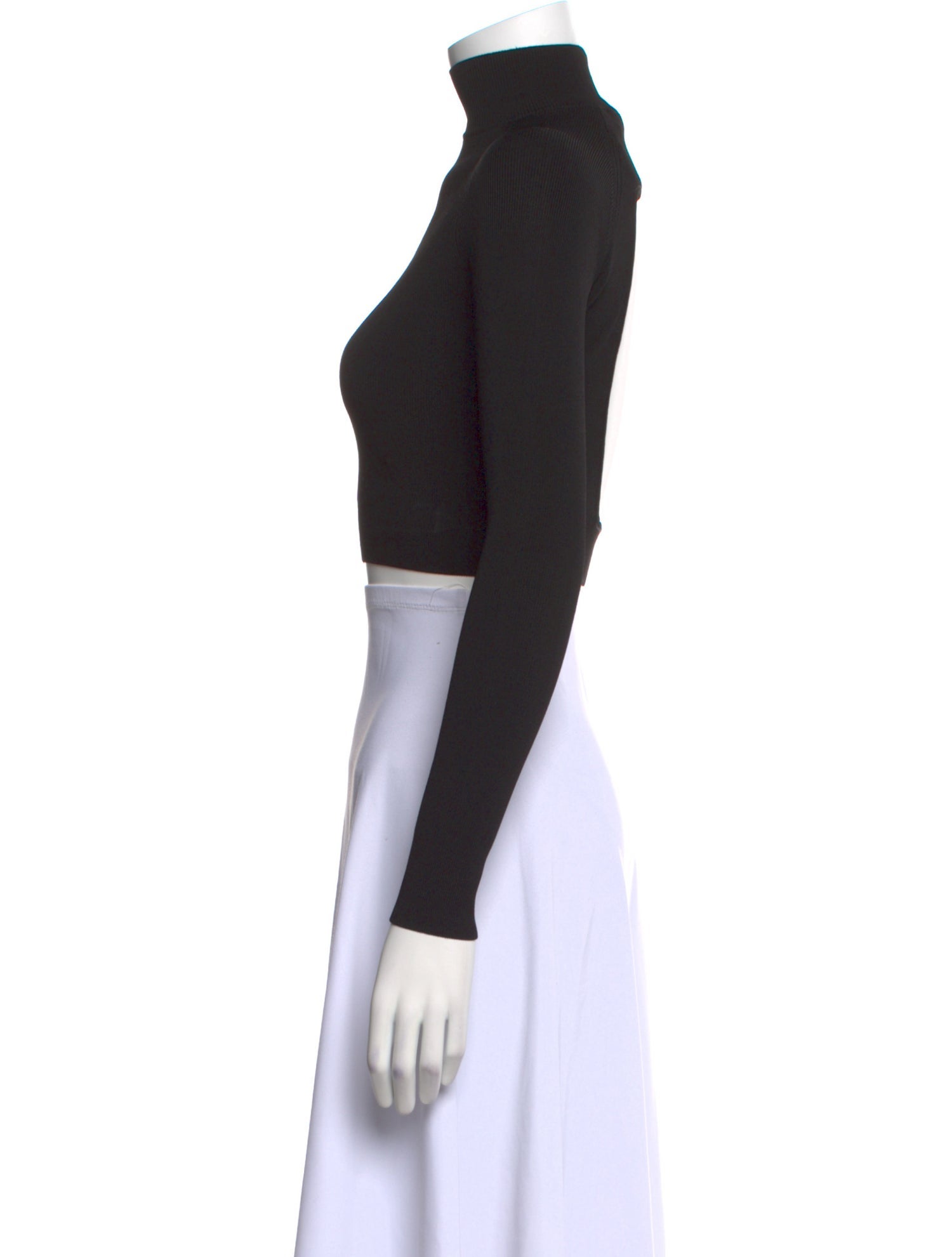 MATÉRIEL Turtleneck Long Sleeve Crop Top w/ Tags