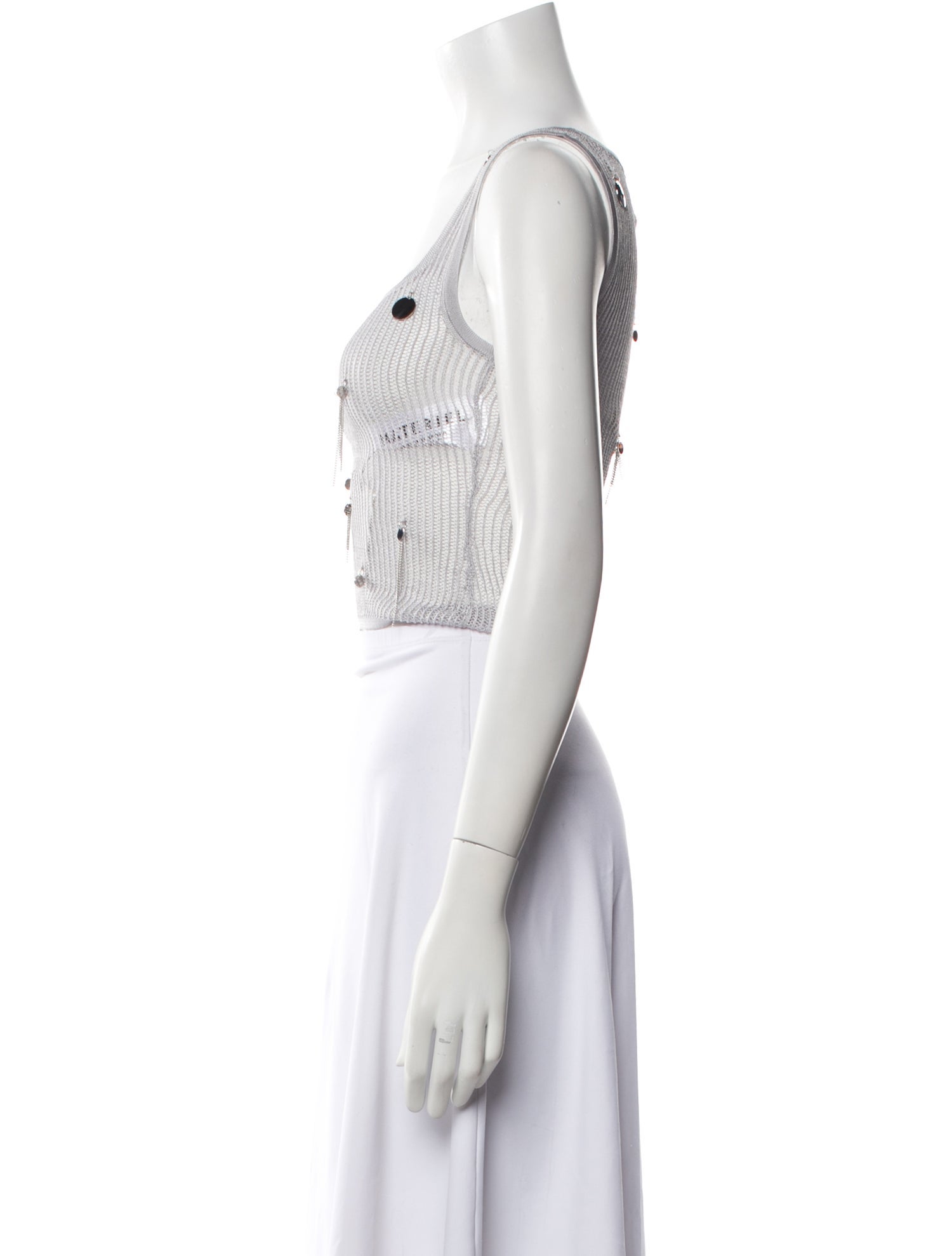 Matériel Tbilisi Square Neckline Sleeveless Crop Top w/ Tags