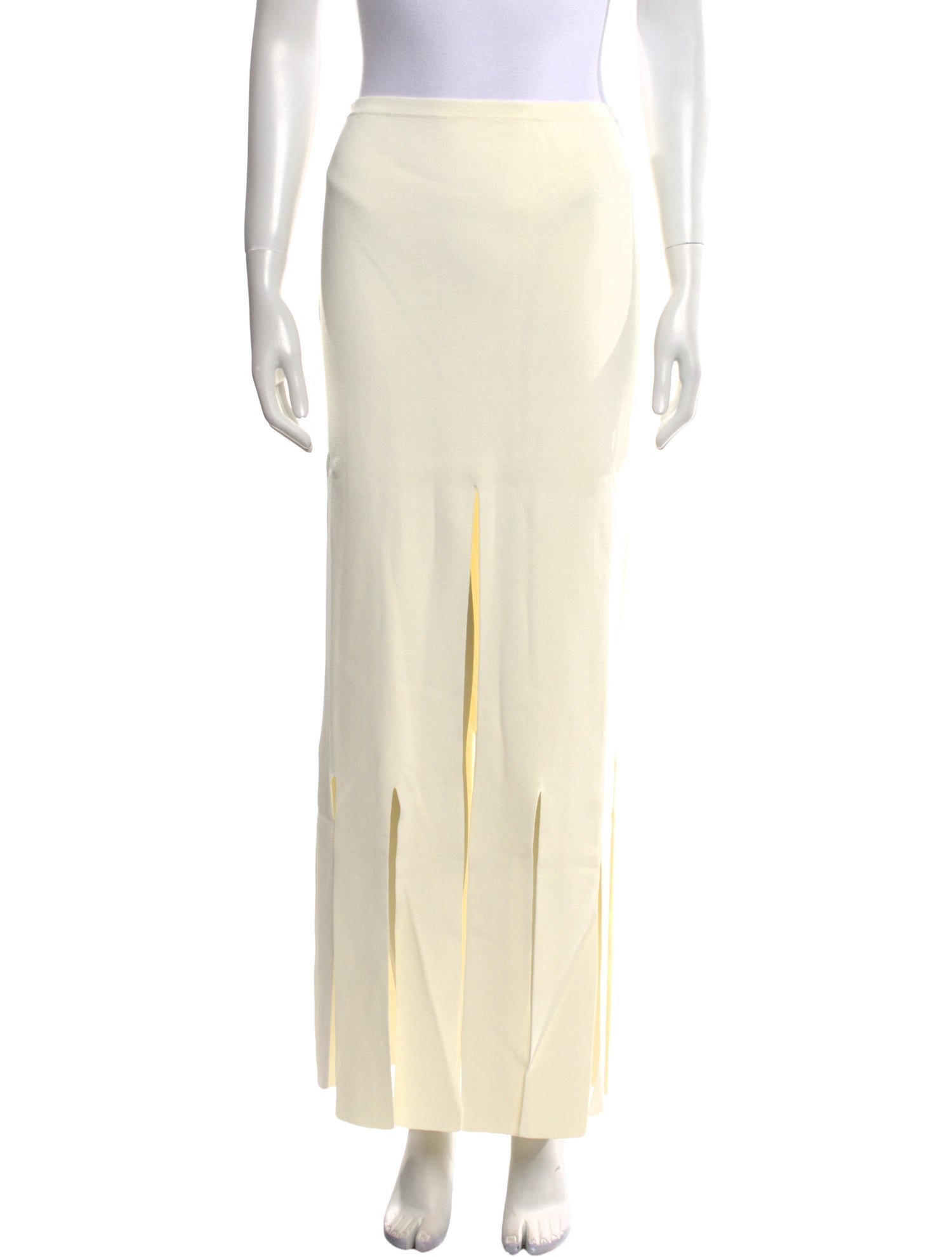 Matériel Tbilisi Fringe Trim Accent Long Skirt w/ Tags