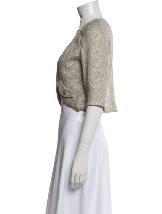 Maurizio Pecoraro Tweed Pattern Evening Jacket