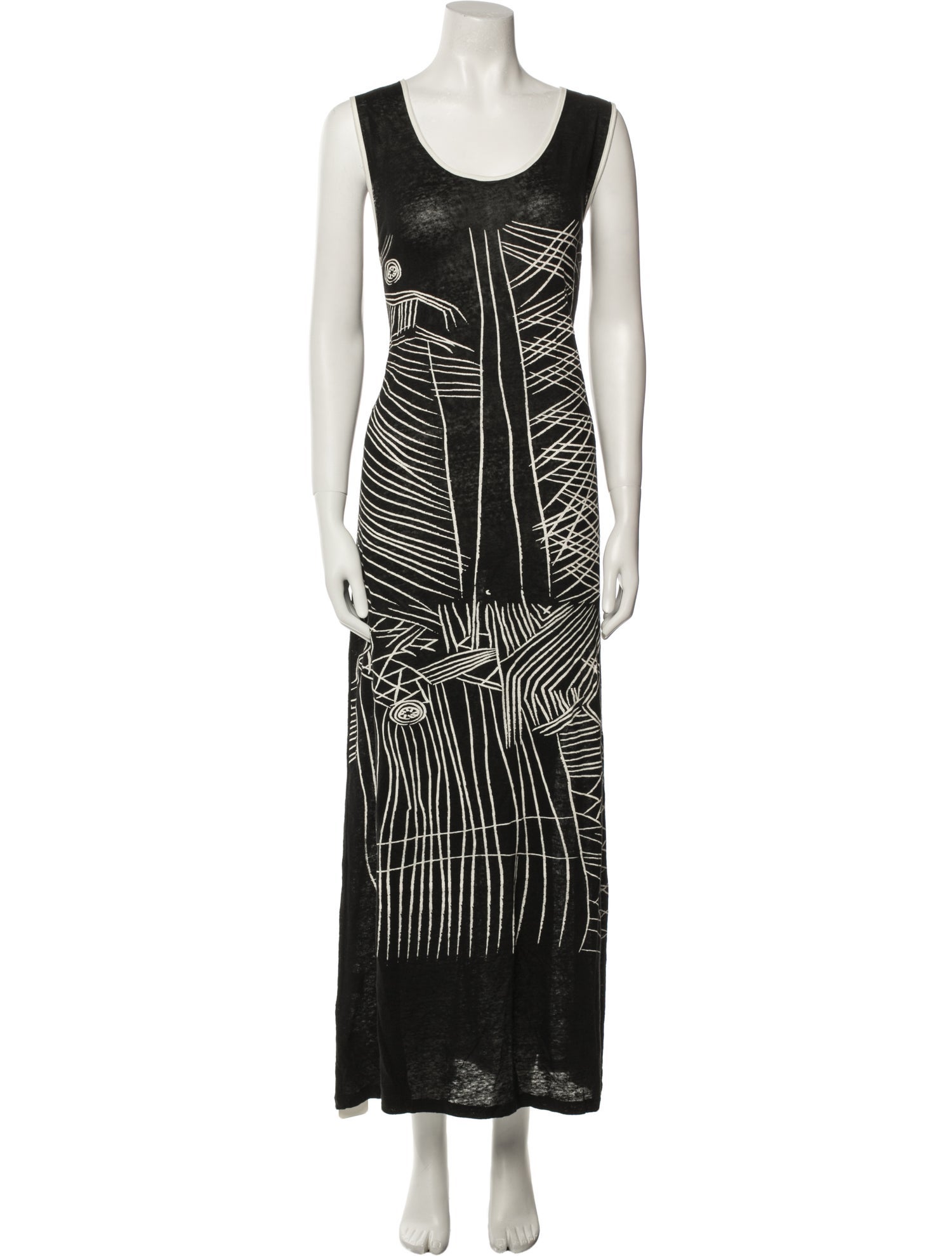 Maurizio Pecoraro Linen Long Dress