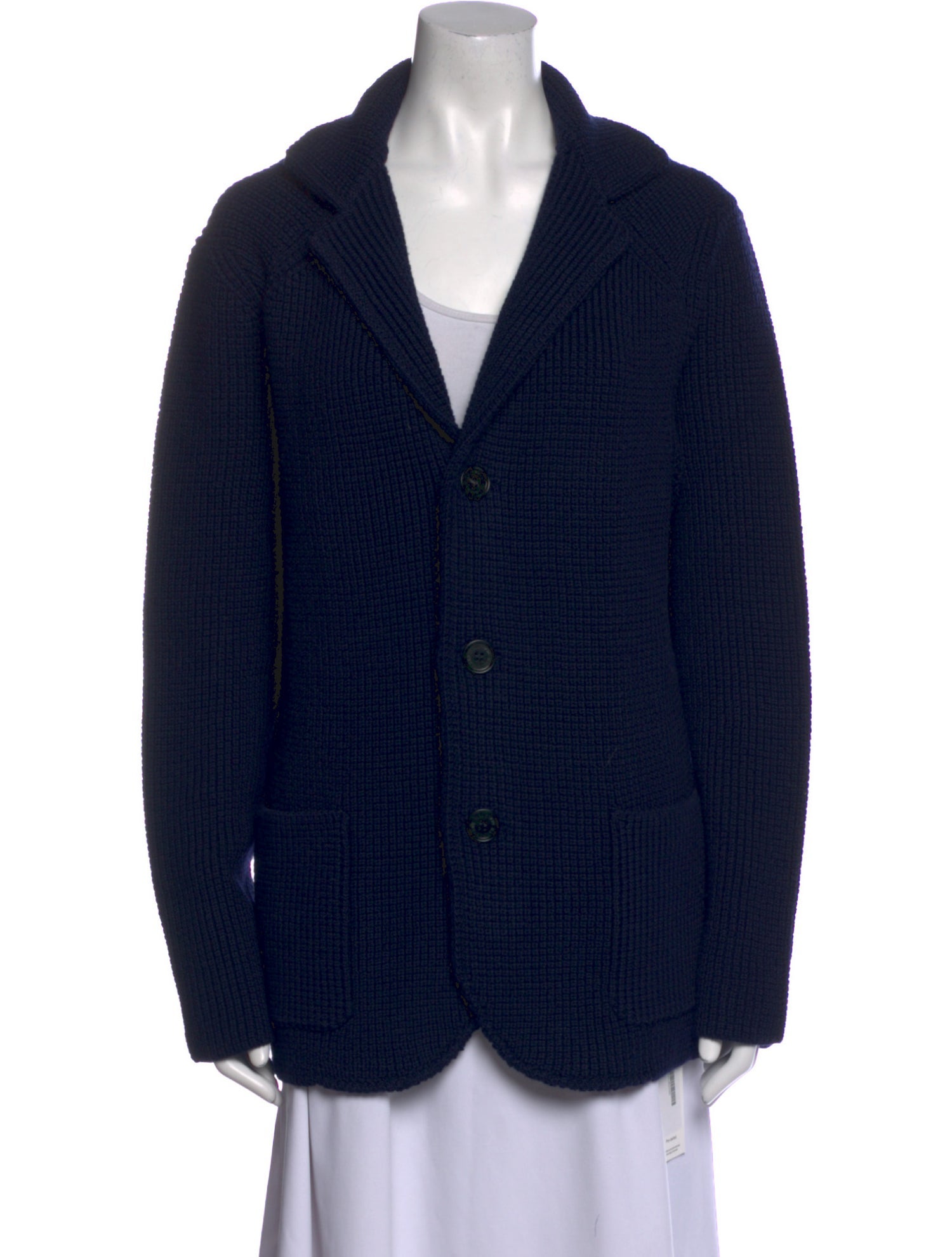 Maurizio Pecoraro Virgin Wool V-Neck Sweater w/ Tags