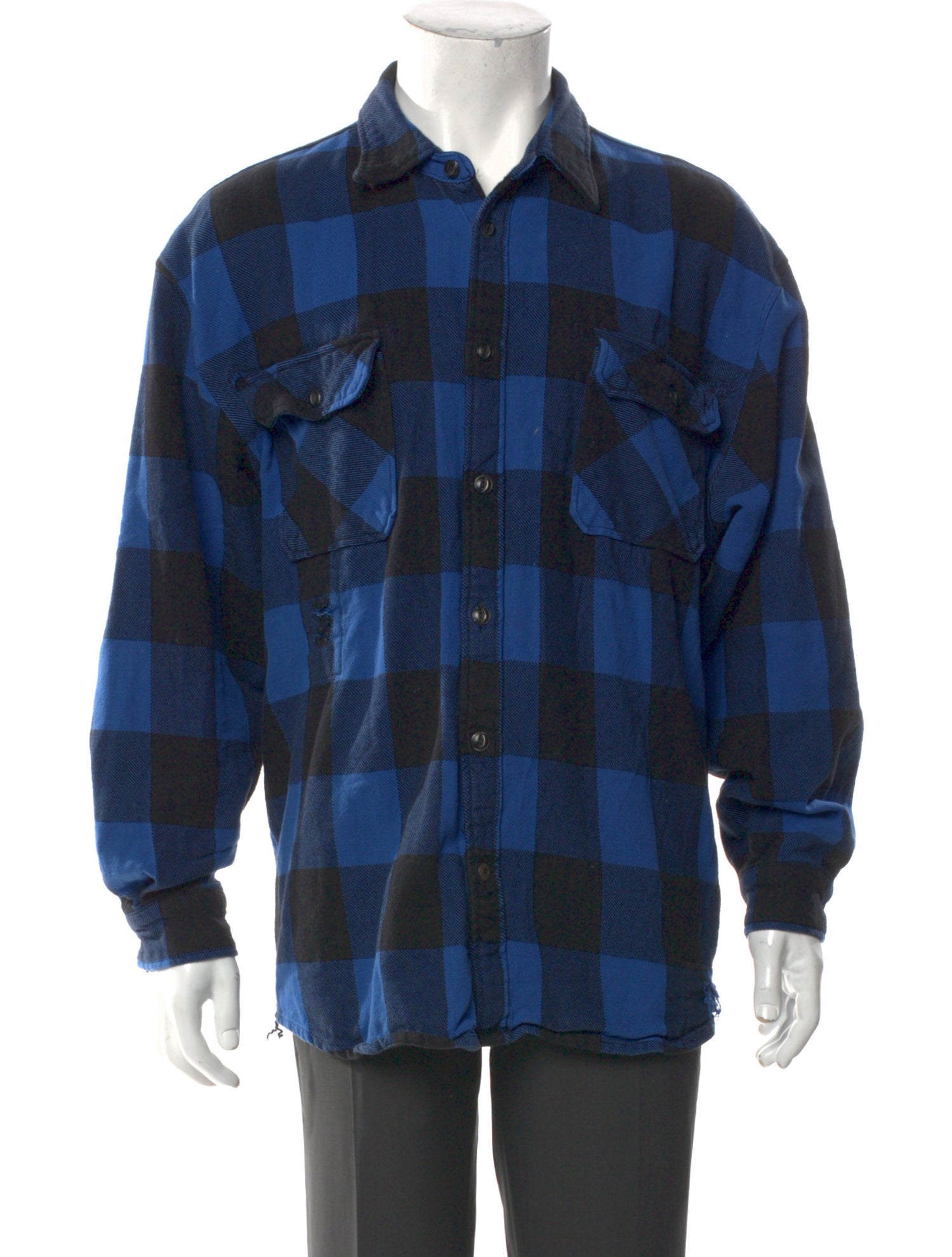 MadeWorn Cashmere Plaid Print Shirt
