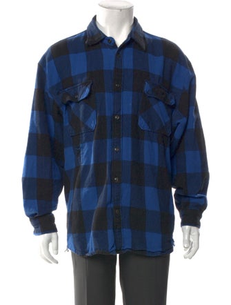 MadeWorn Cashmere Plaid Print Shirt