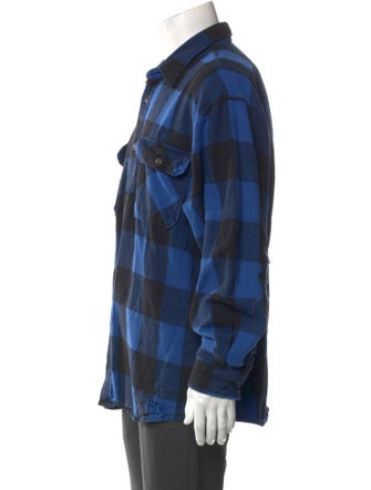 MadeWorn Cashmere Plaid Print Shirt