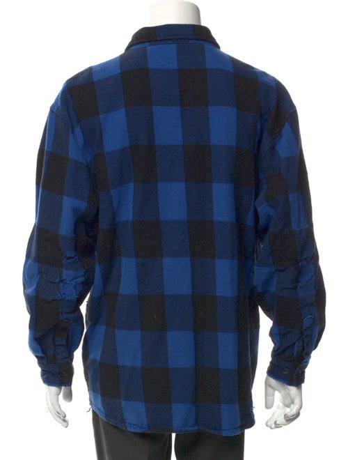 MadeWorn Cashmere Plaid Print Shirt