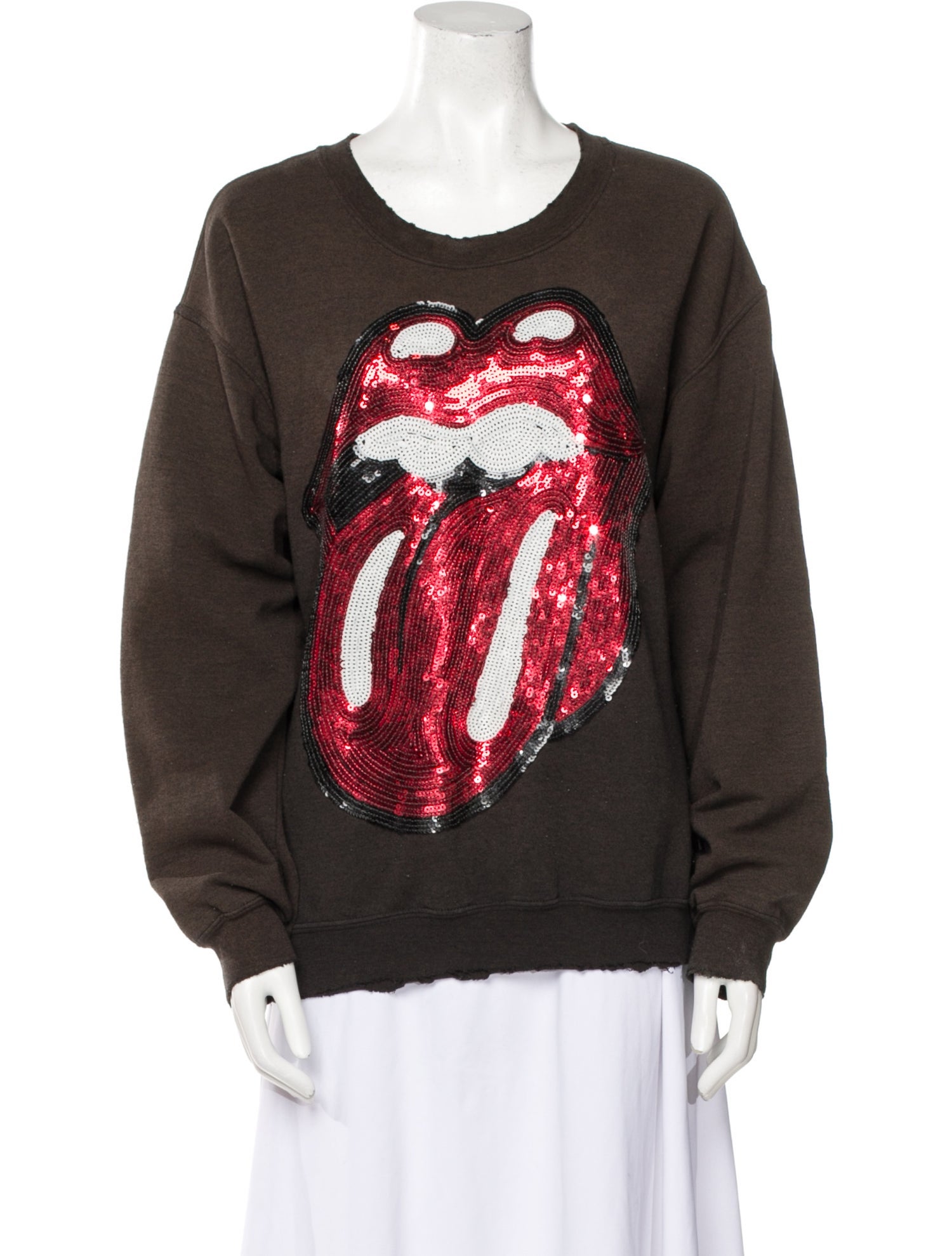 MadeWorn Graphic Print Crew Neck Sweatshirt