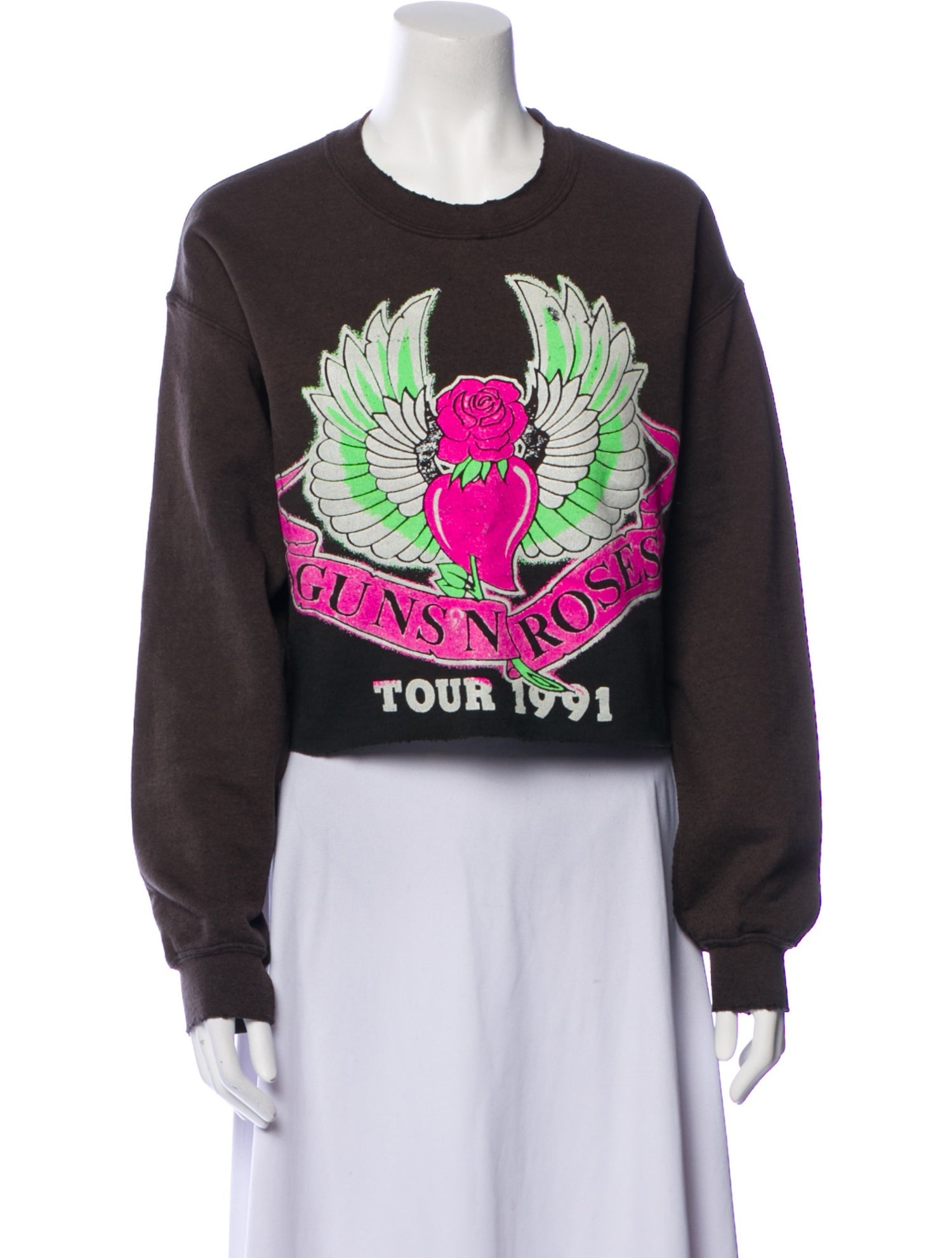 MadeWorn Graphic Print Crew Neck Sweatshirt