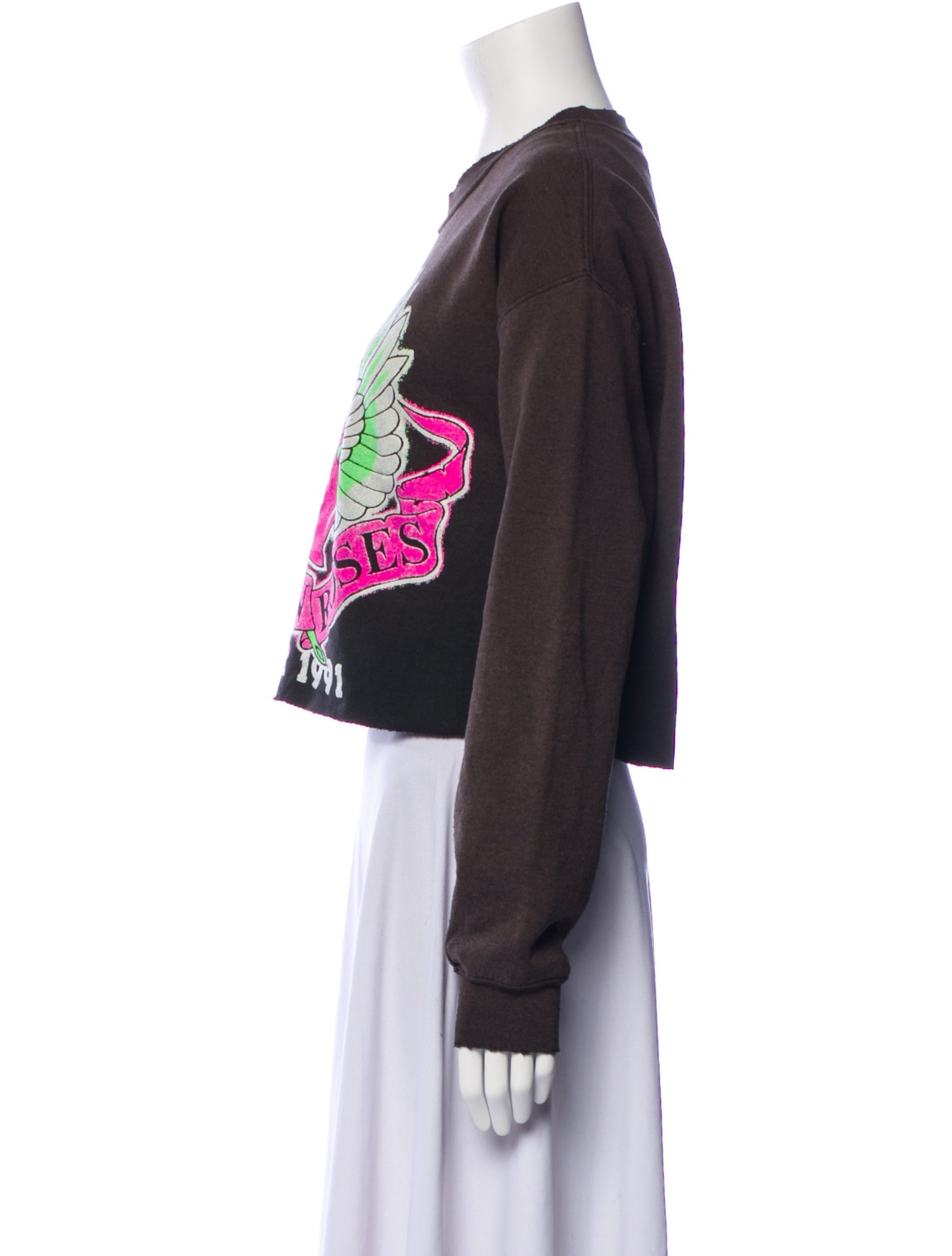 MadeWorn Graphic Print Crew Neck Sweatshirt