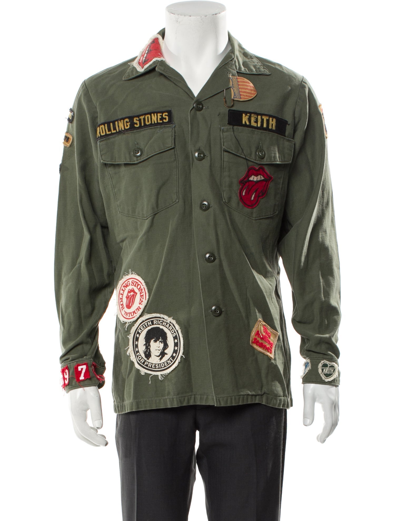 MadeWorn Graphic Print Utility Jacket