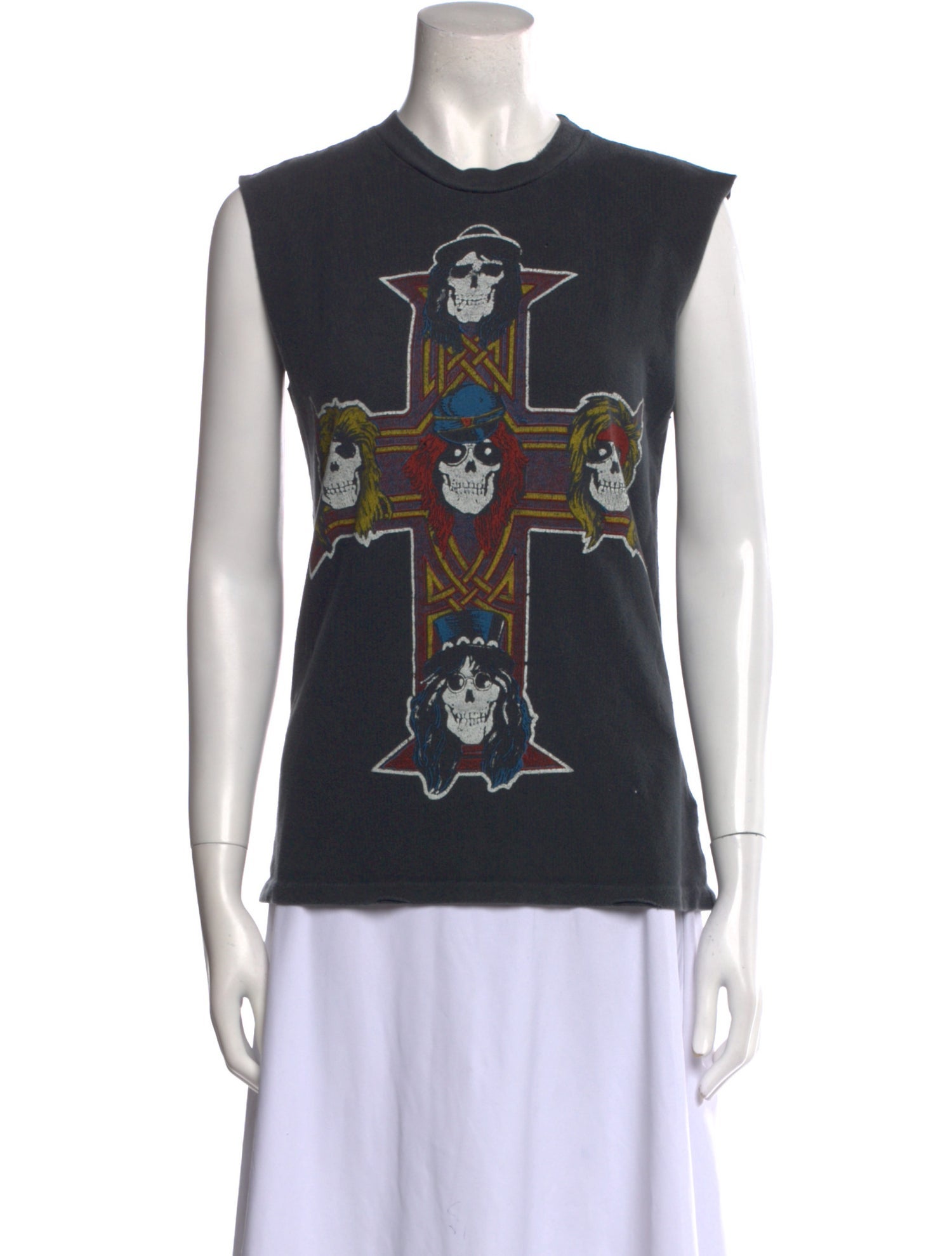 MadeWorn Graphic Print Crew Neck Top